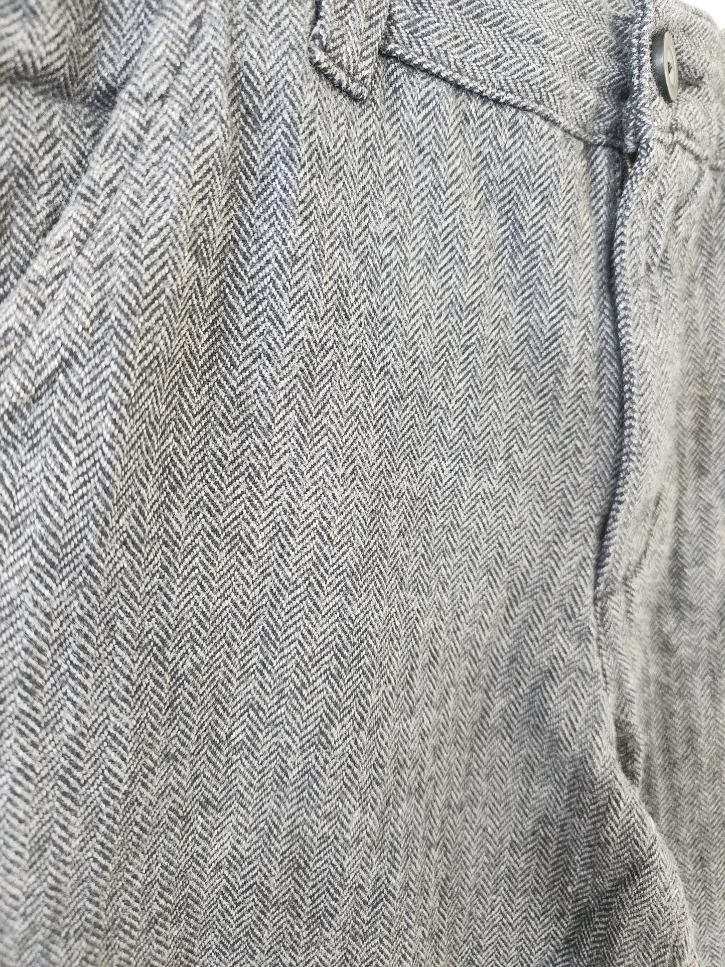 Size 8 | Gymboree Herringbone Adjustable Cotton Dress Pants