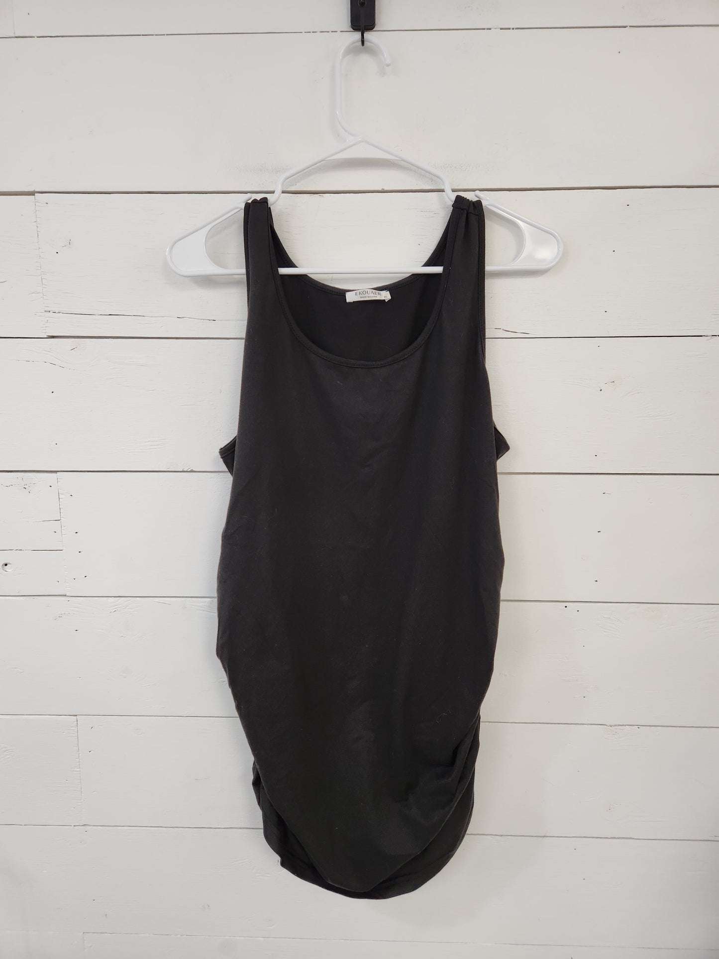 Size XL | Ekouaer Black Maternity Tank