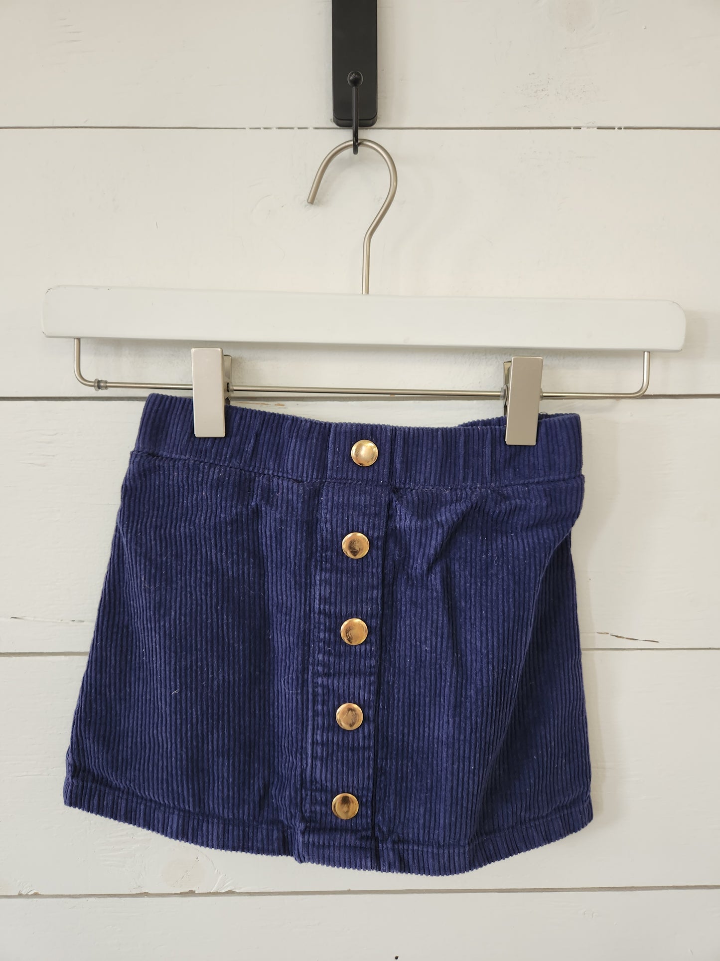 Size 4 | Isaac Mizrahi Blue Corduroy Skirt