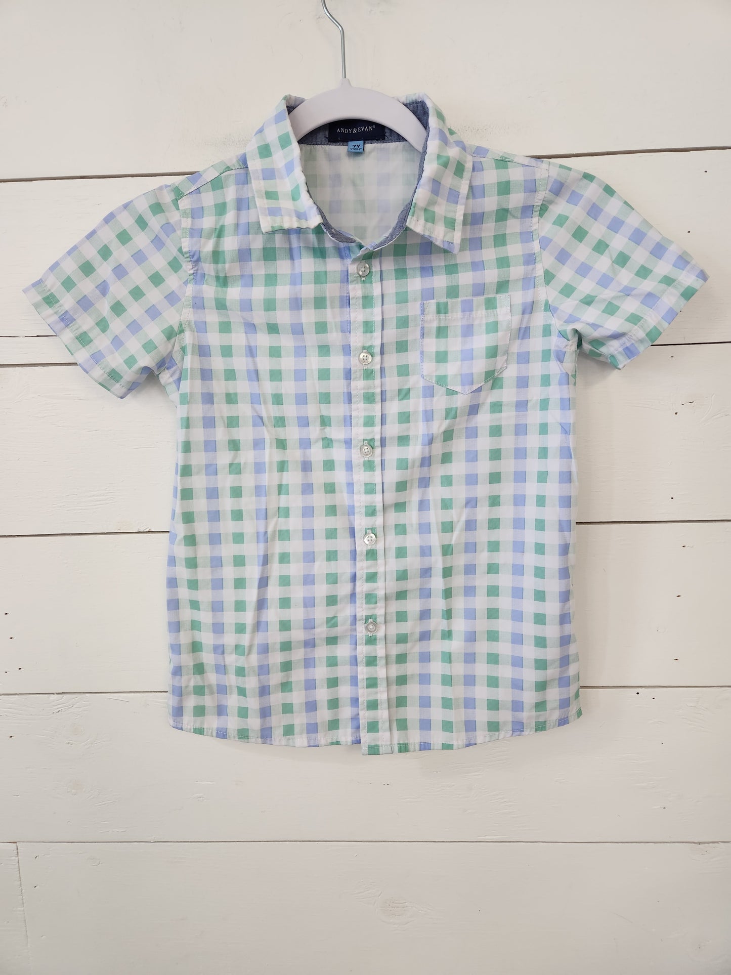 Size 7 | Andy & Evan Plaid Buttondown