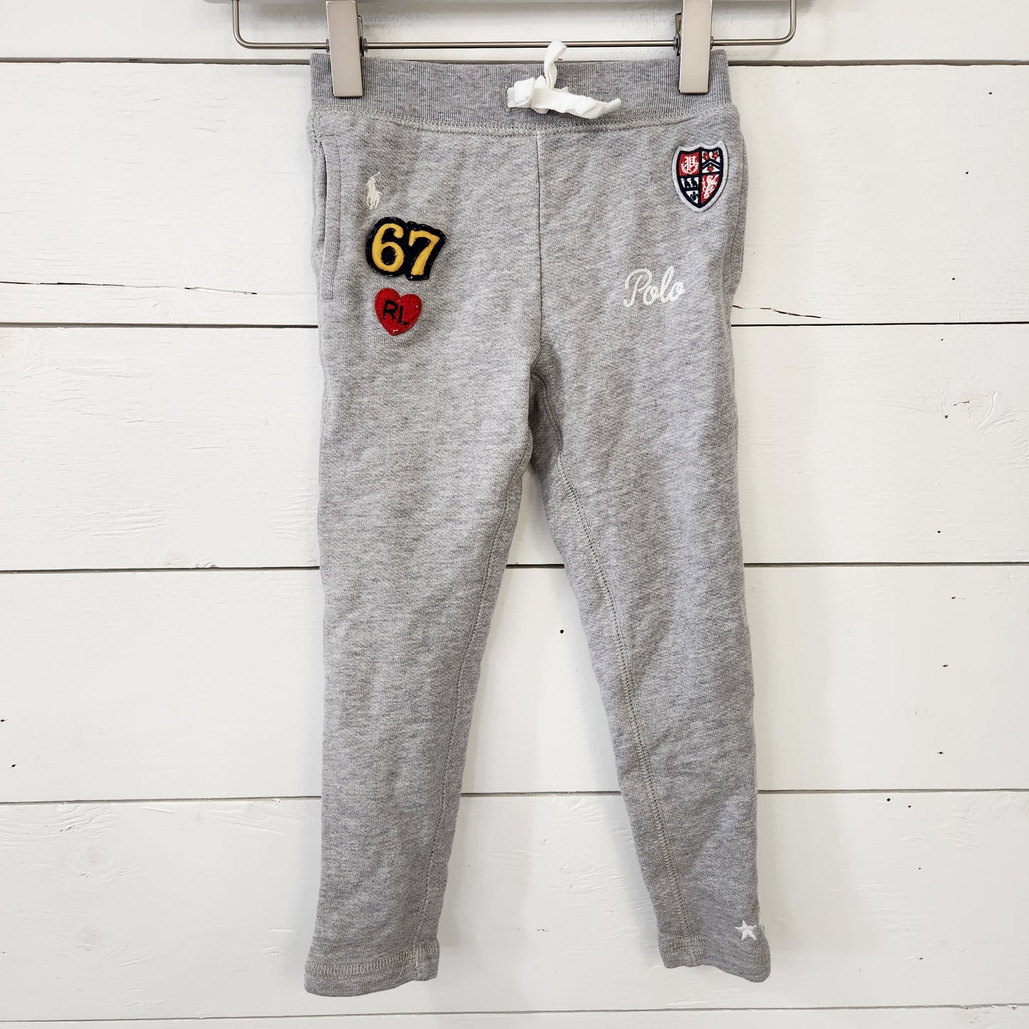 Size 4t | Polo Grey Patch Sweatpants