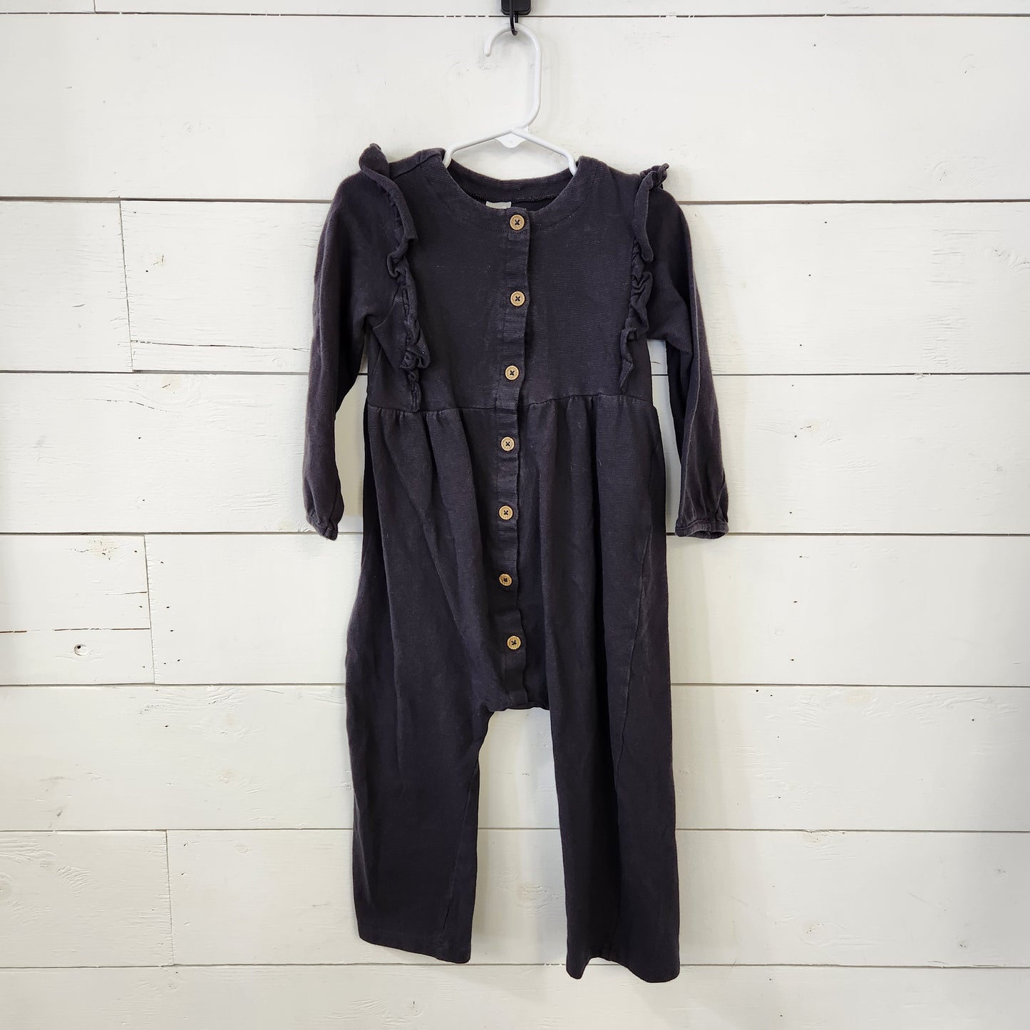 Size 4t | H&M Charcoal Ruffle Romper