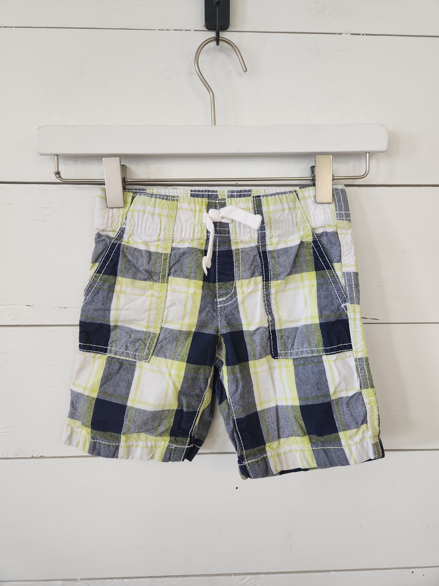 Size 2t | Crazy 8 Plaid Shorts