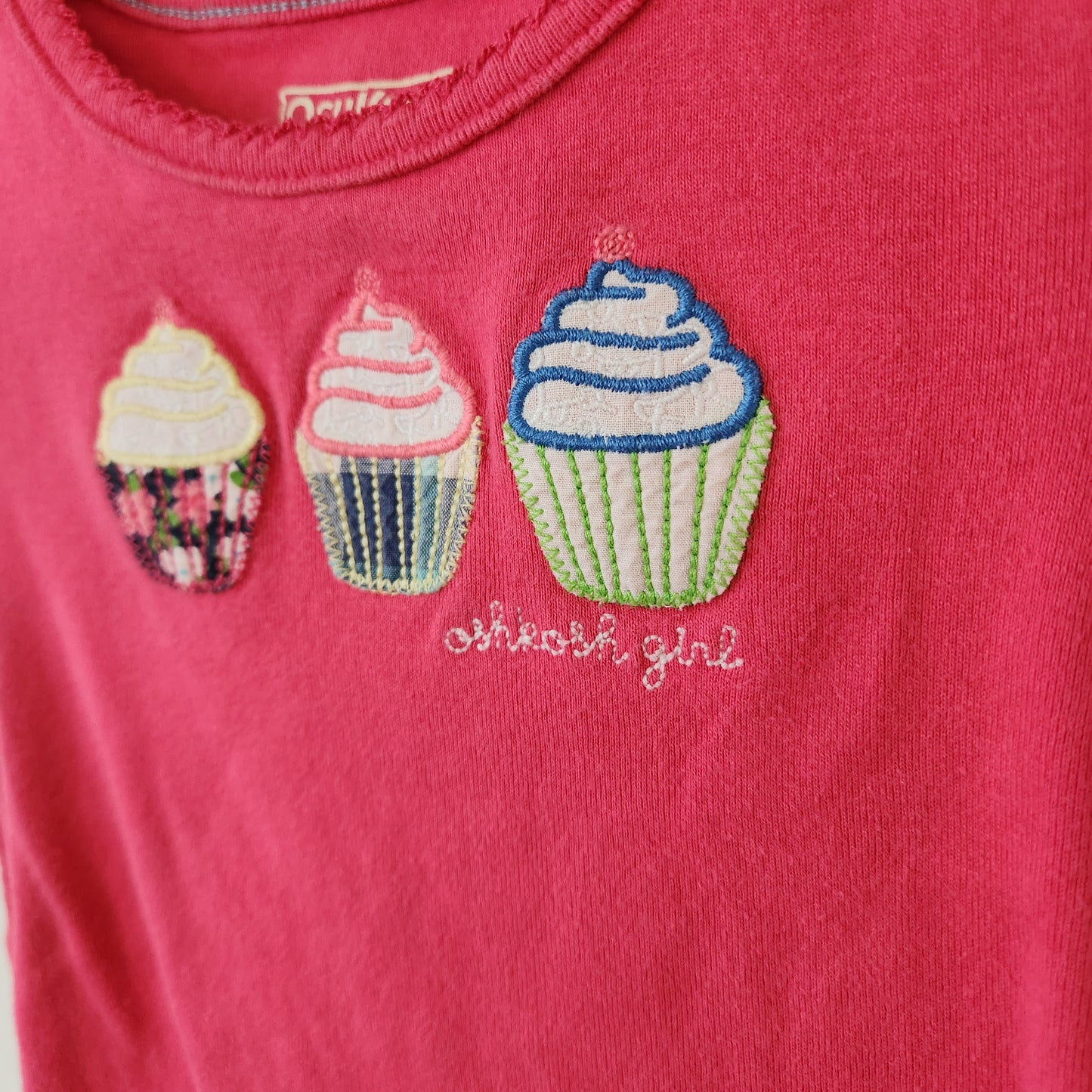 Size 18m | Osh Kosh Pink Cupcake Bodysuit
