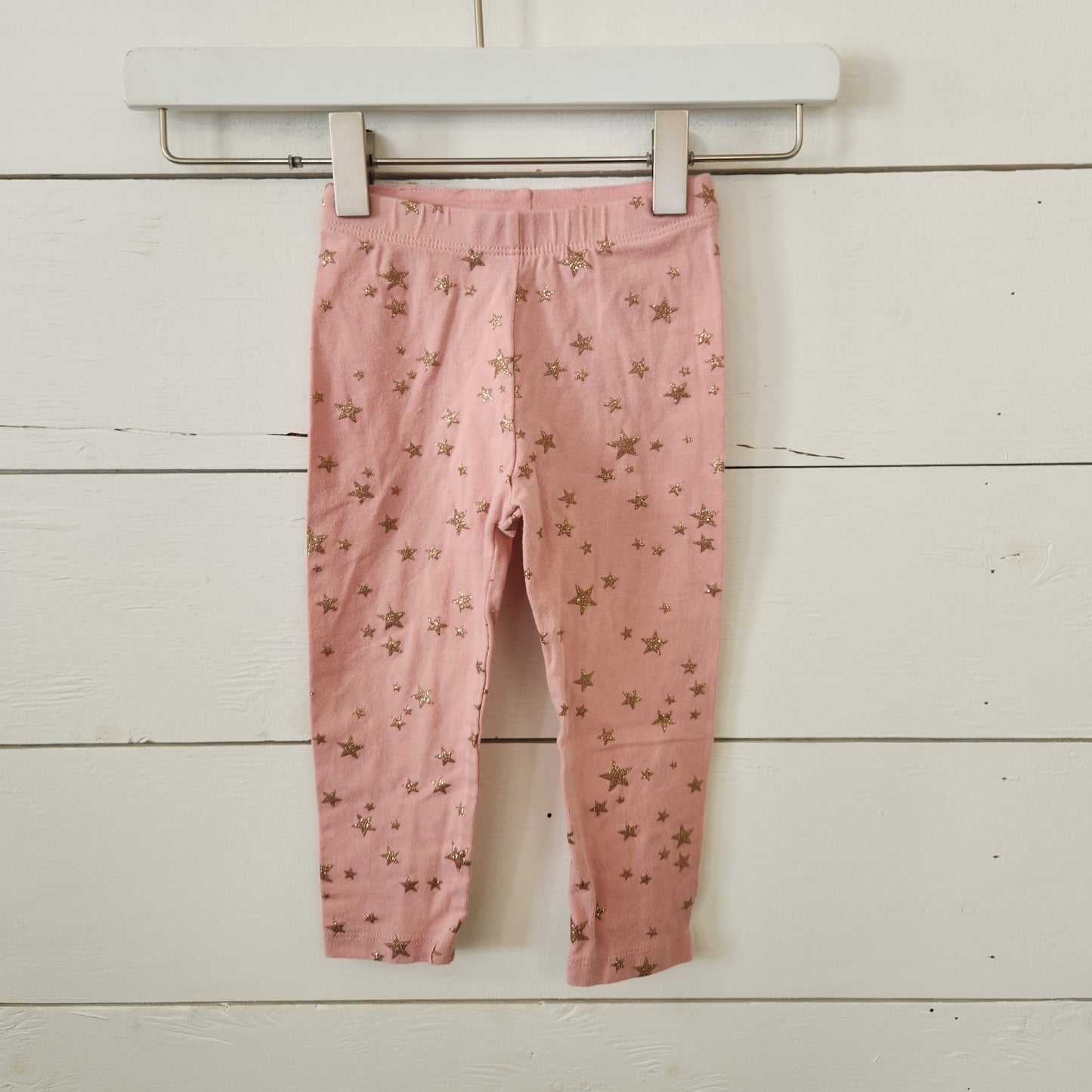 Size 18-24m | Place Pink Gold Star Leggings