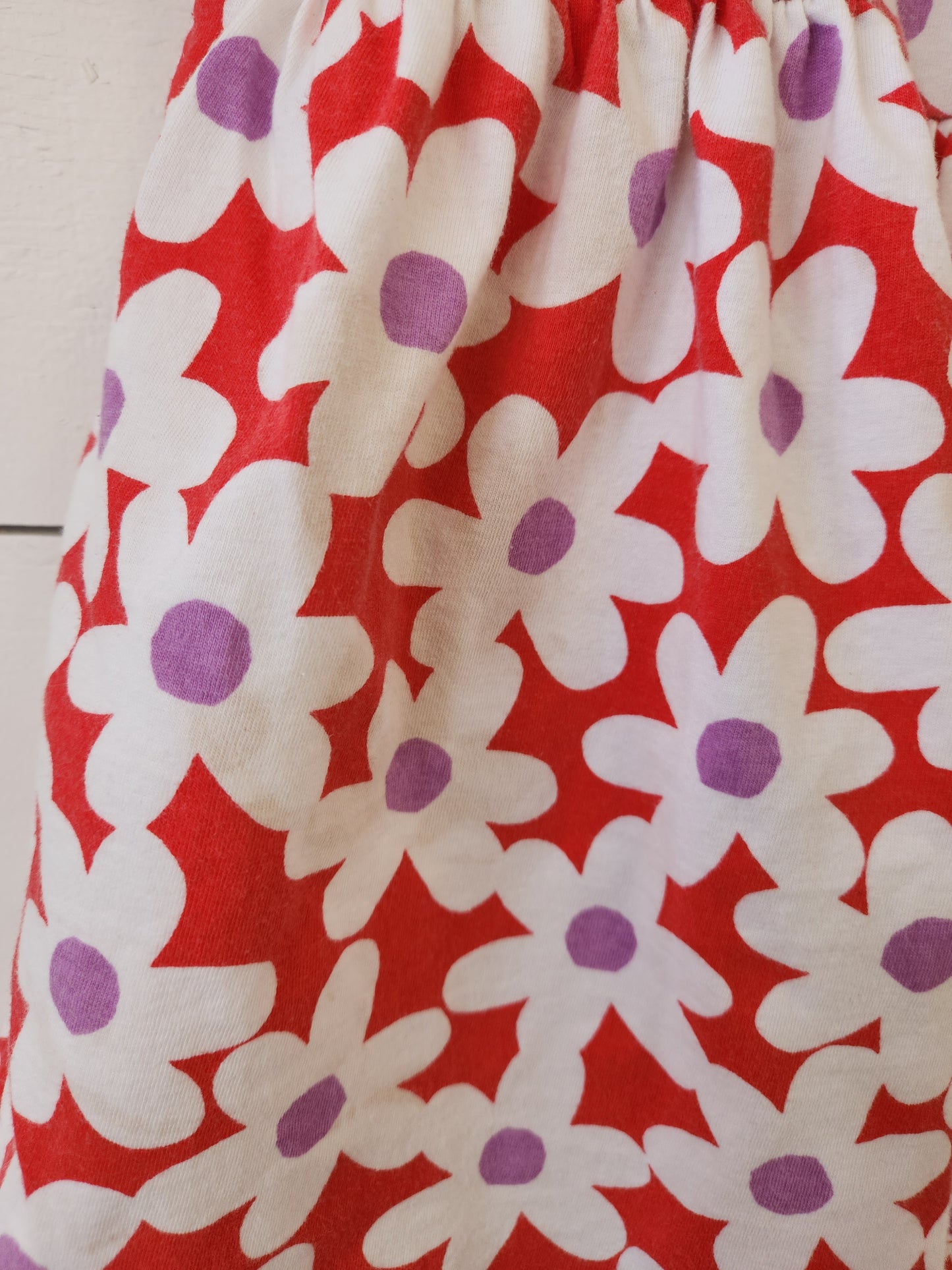 Size 4-5 | Primary Short Sleeved Floral Dress *stain