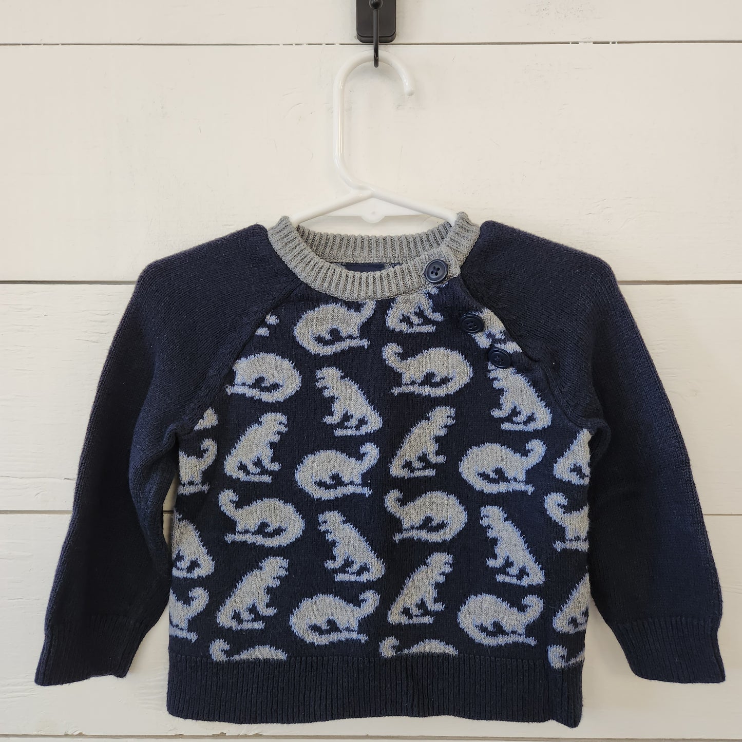 Size 12-18m | Gap Dinosaur Print Sweater