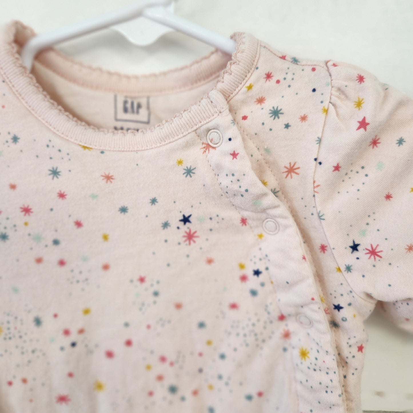 Size 3-6m | Baby Lined Snap Sleeper