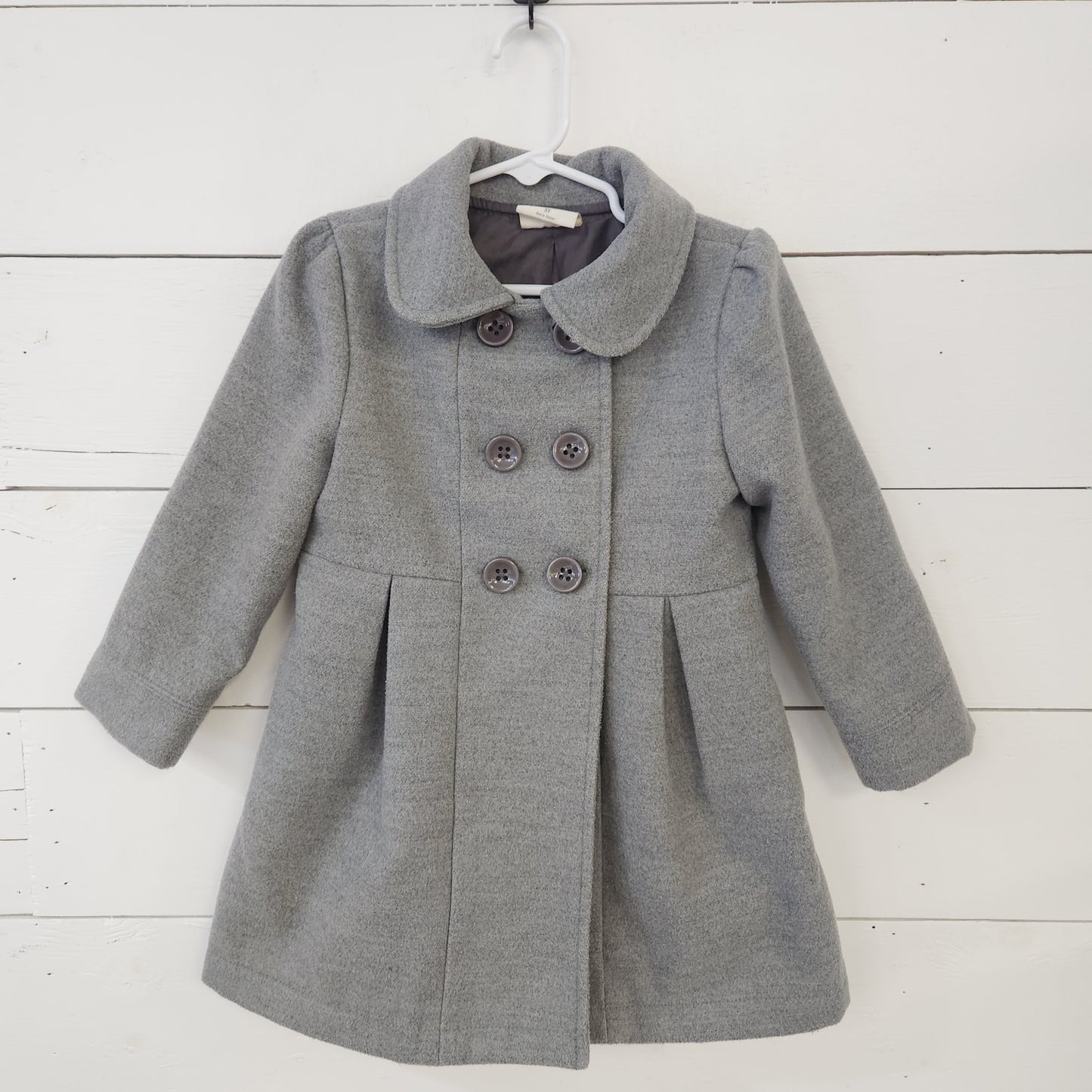 Size 3t | Crazy 8 Grey Pea Coat