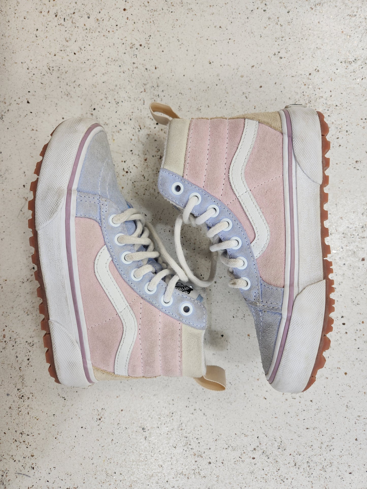 Size 13 | Vans High Top Pastel Cold Weather Shoes
