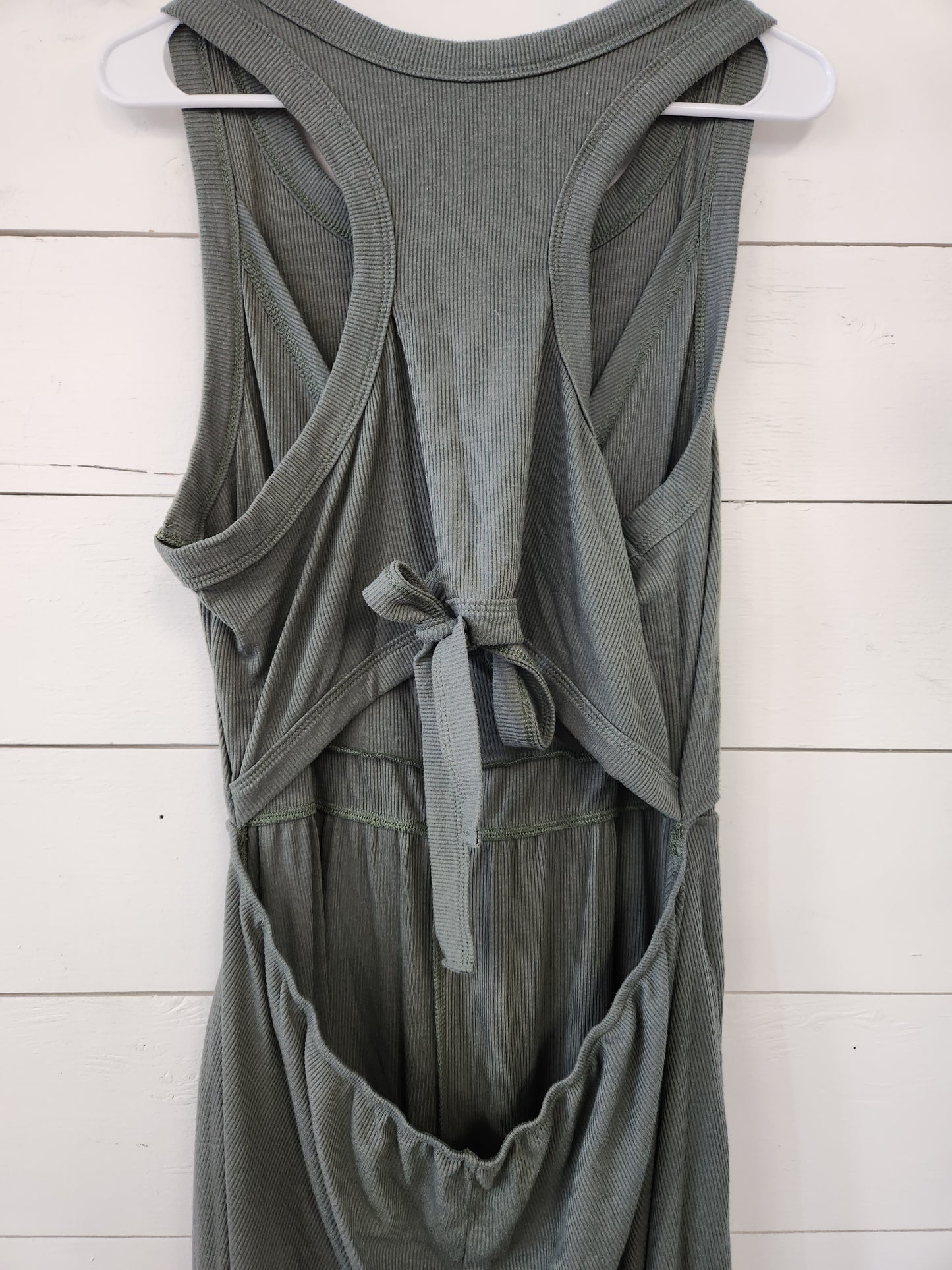 Size XL | Latched mama green Romper