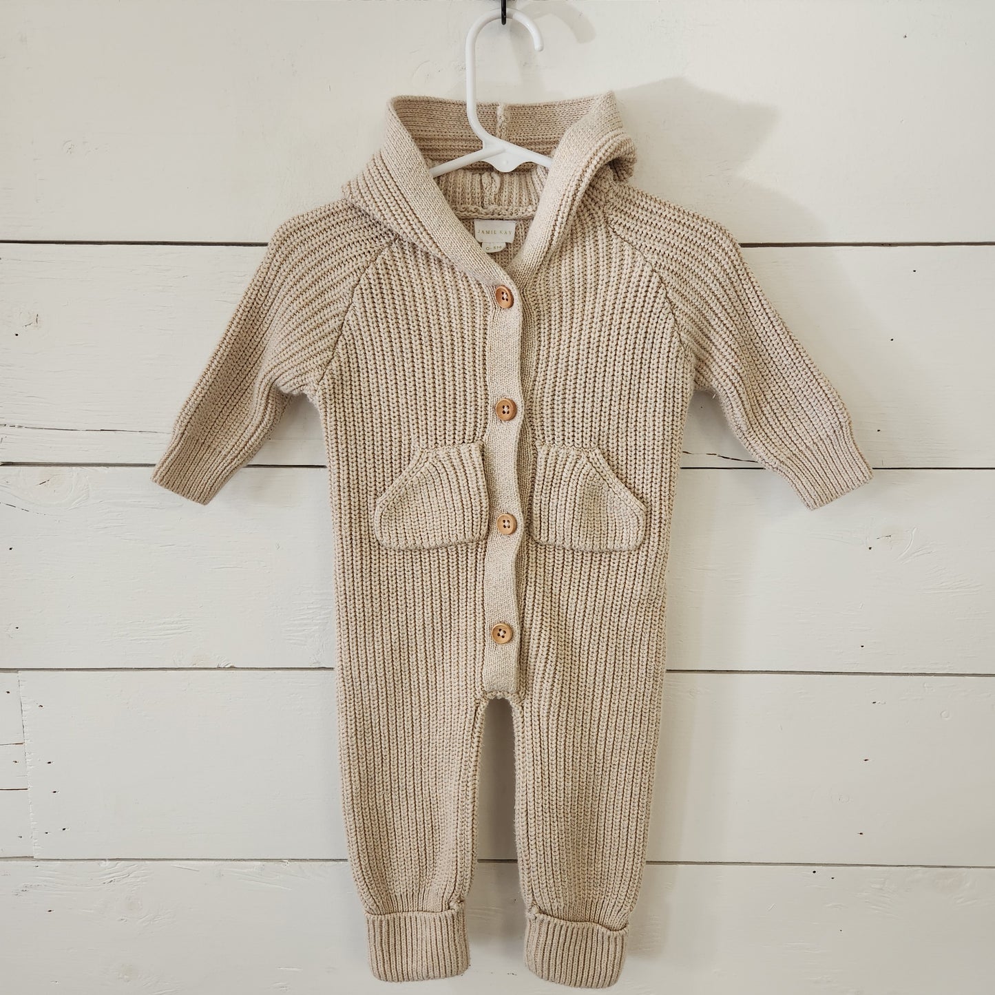 Size 0-3m | Jamie Kay Knit Romper