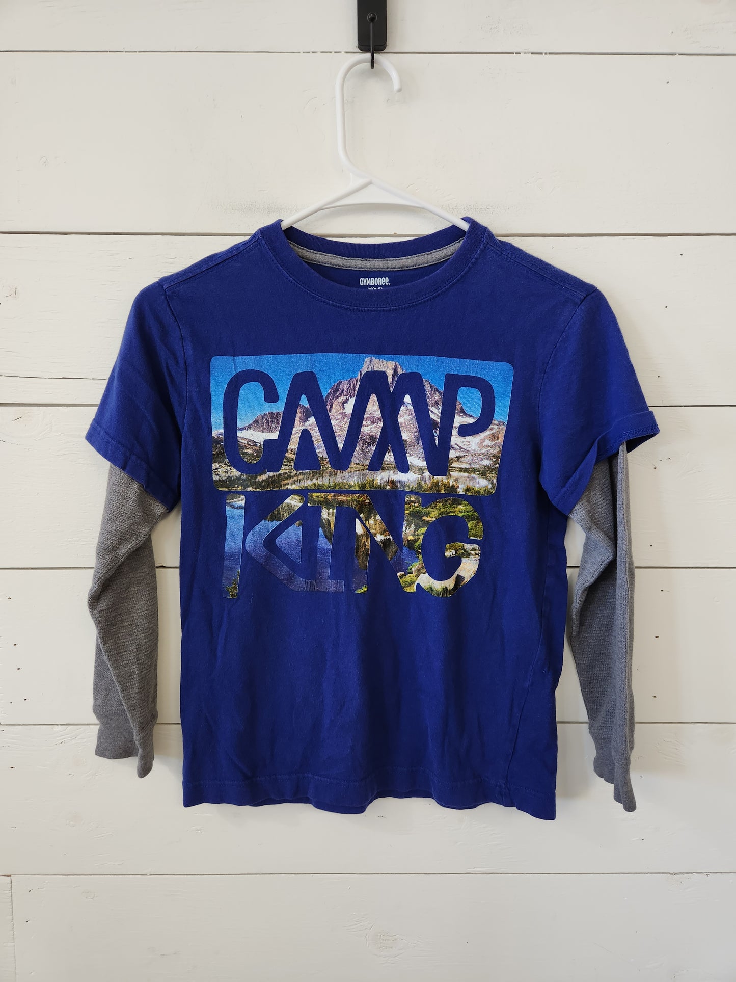 Size 7-8 | Gymboree Camp King Longsleeve