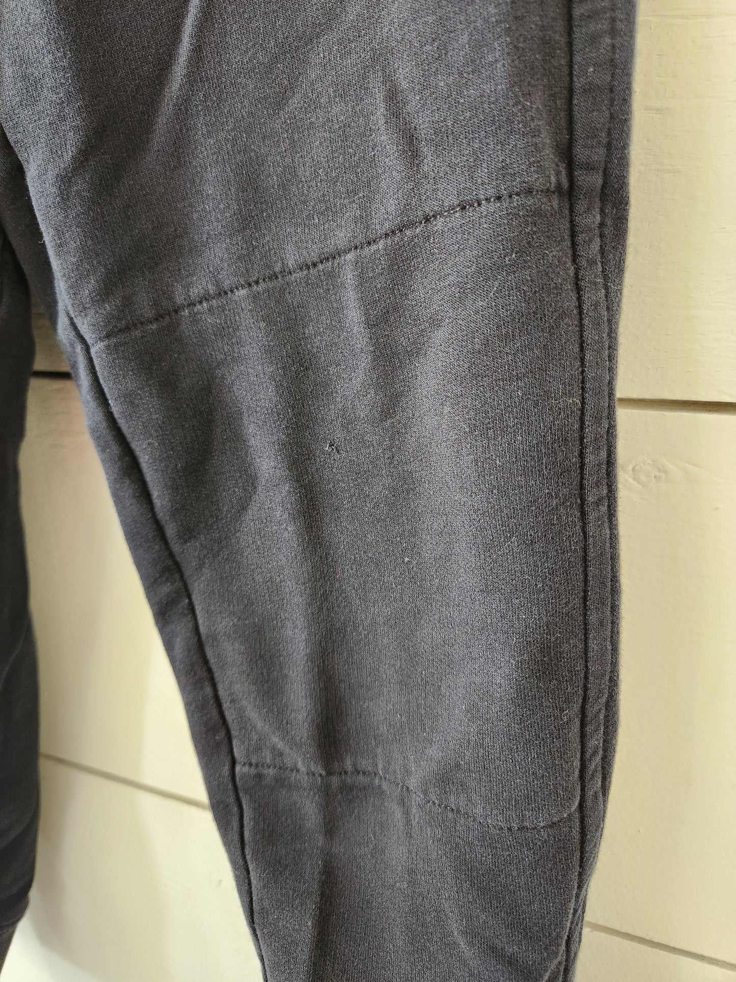 Size 4 | Primary Black Reinforced Sweatpants *small hole in first layer