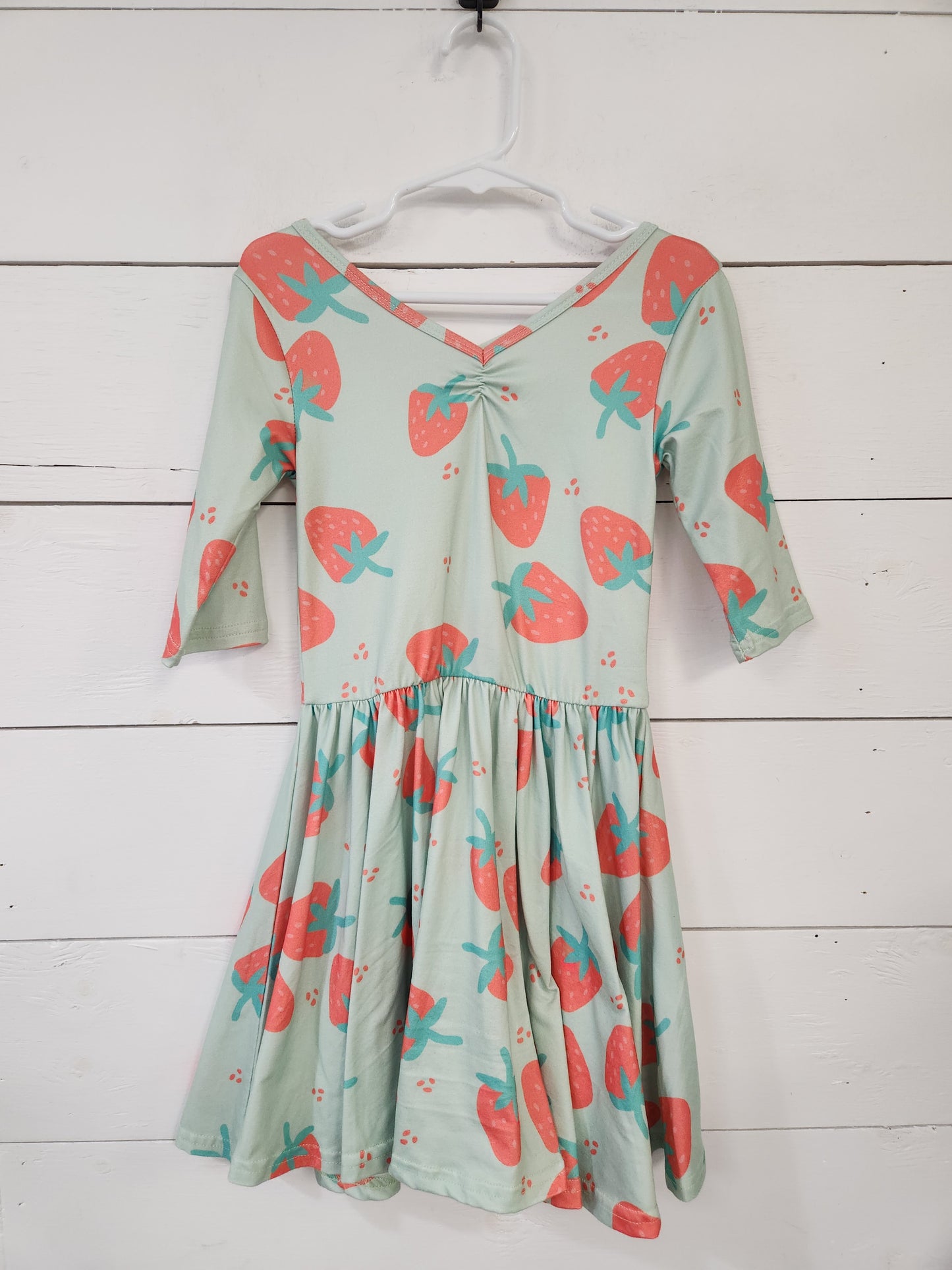 Size 5-6 | DotDotSmile Buttery Soft Strawberry Dress