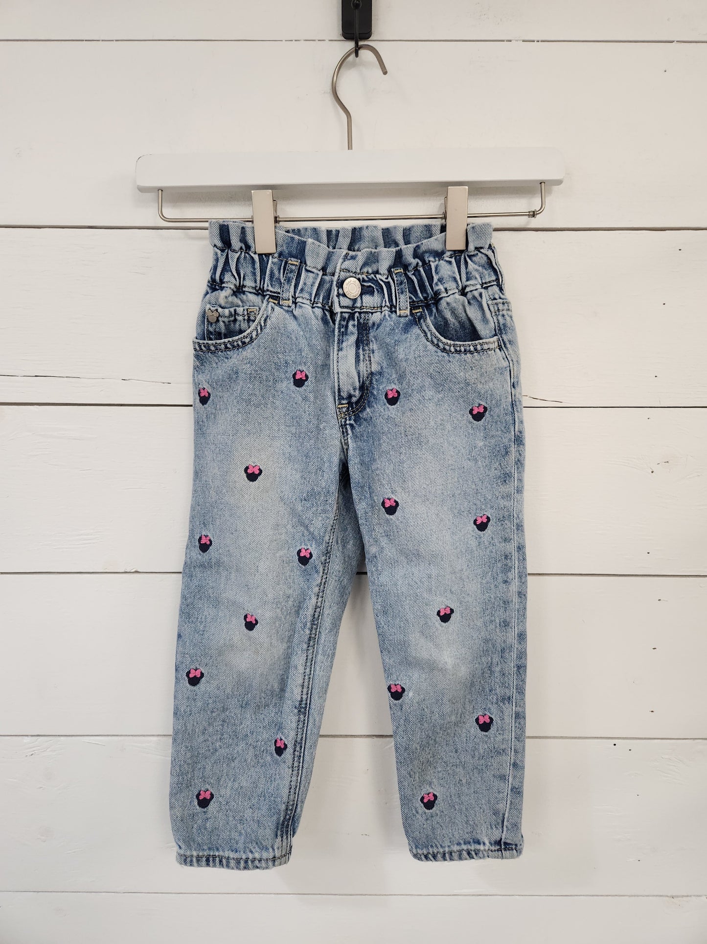 Size 4t | Gap Minnie Mouse Embroidered Paper Bag Jeans