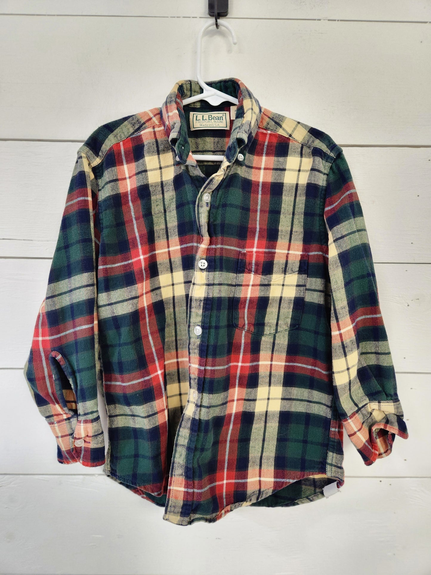 Size 6 | L. L.Bean Plaid Button Down Shirt