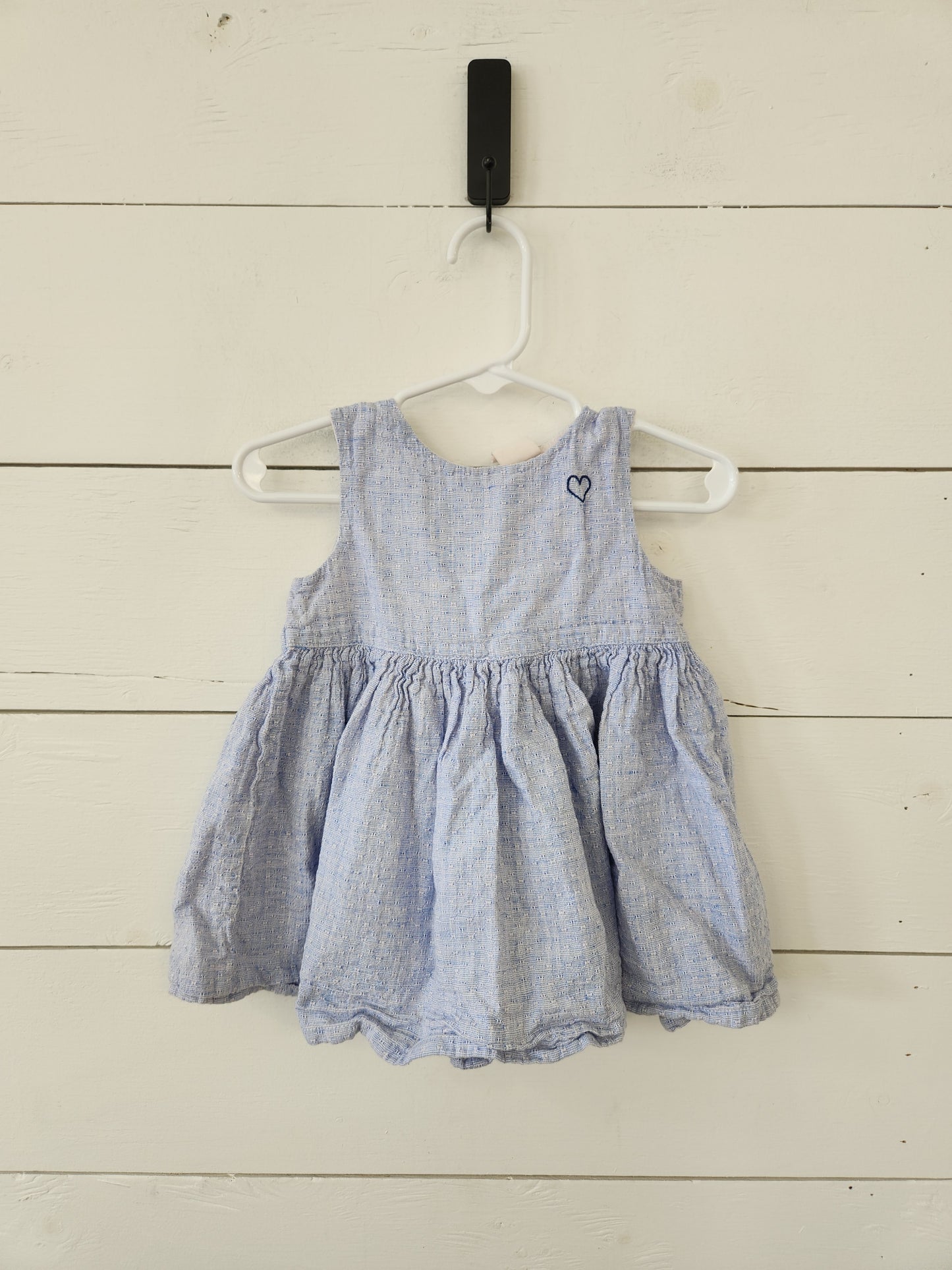 Size 6-9m | H&M Blue Heart Dress