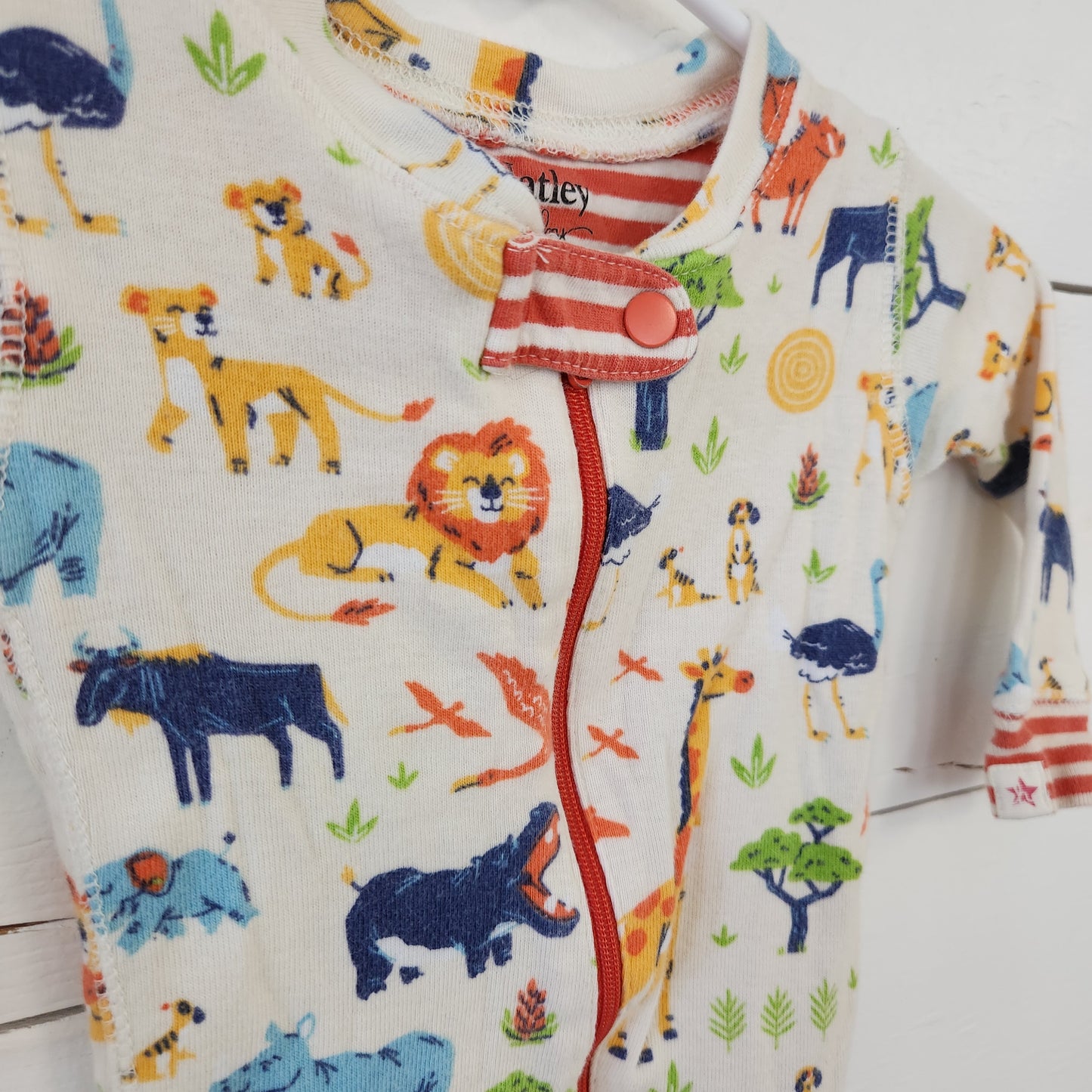 Size 0-3m | Hatley Baby Animal Footie