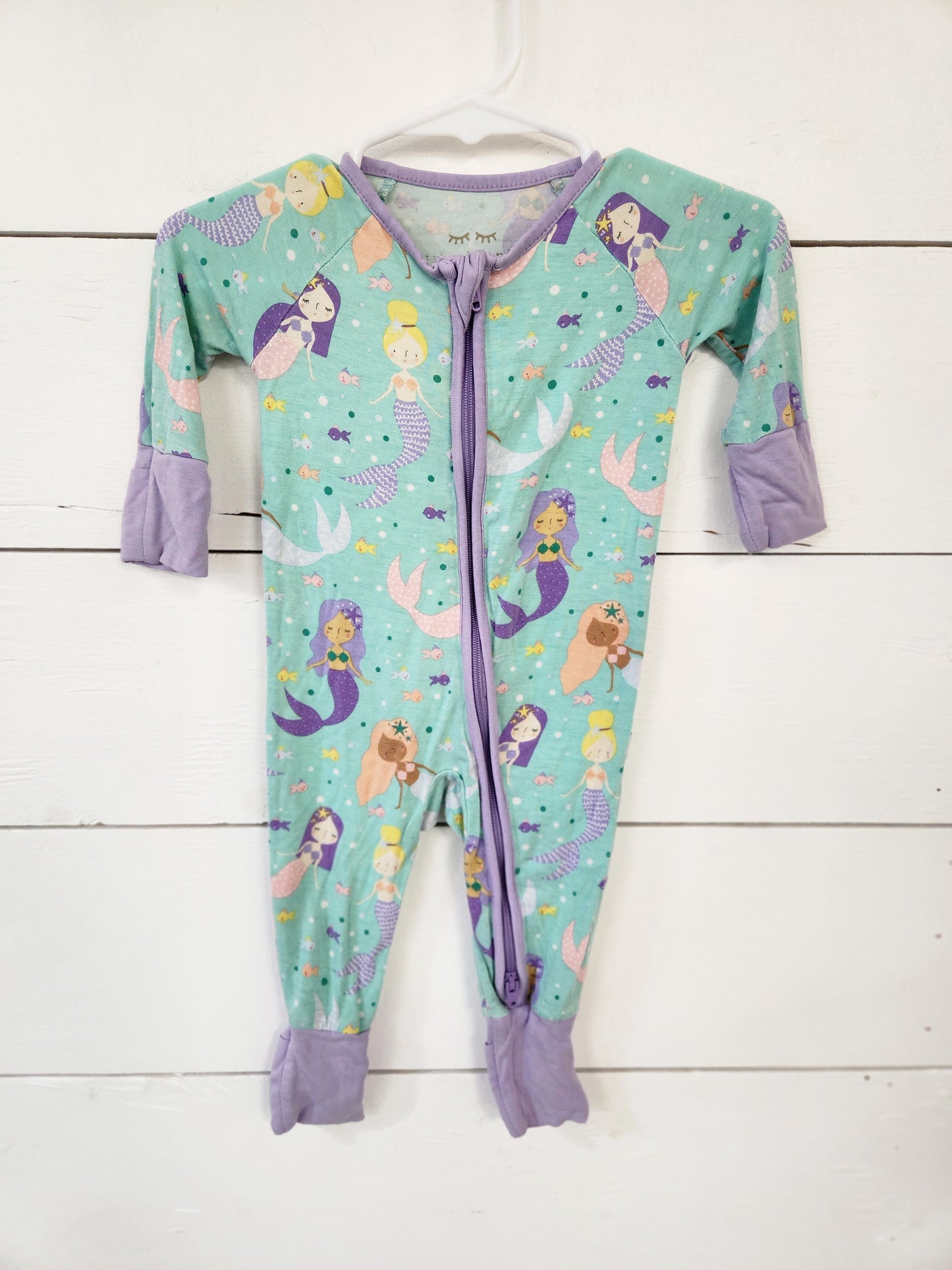 Size NB | Little Sleepies Mermaid Zip Sleeper