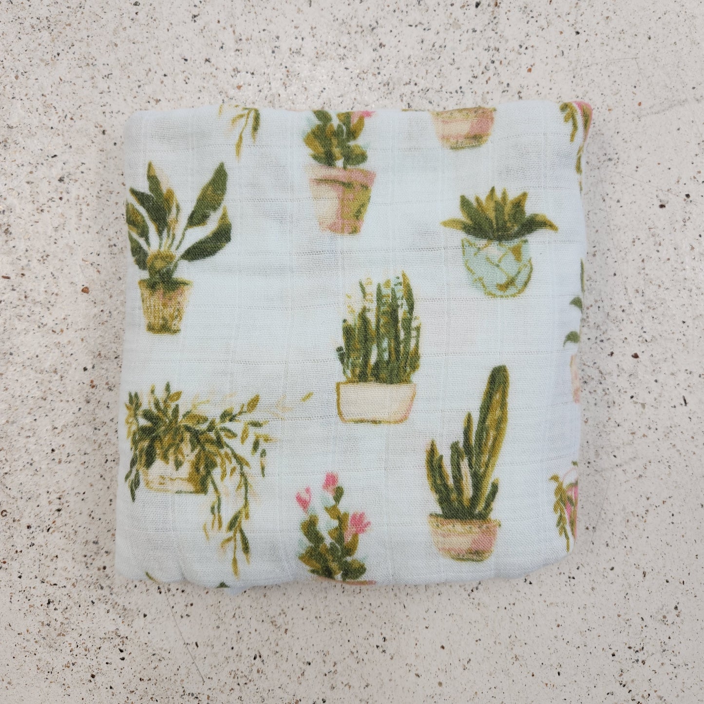 Size OS | Milkbarn Blue Houseplant Swaddle