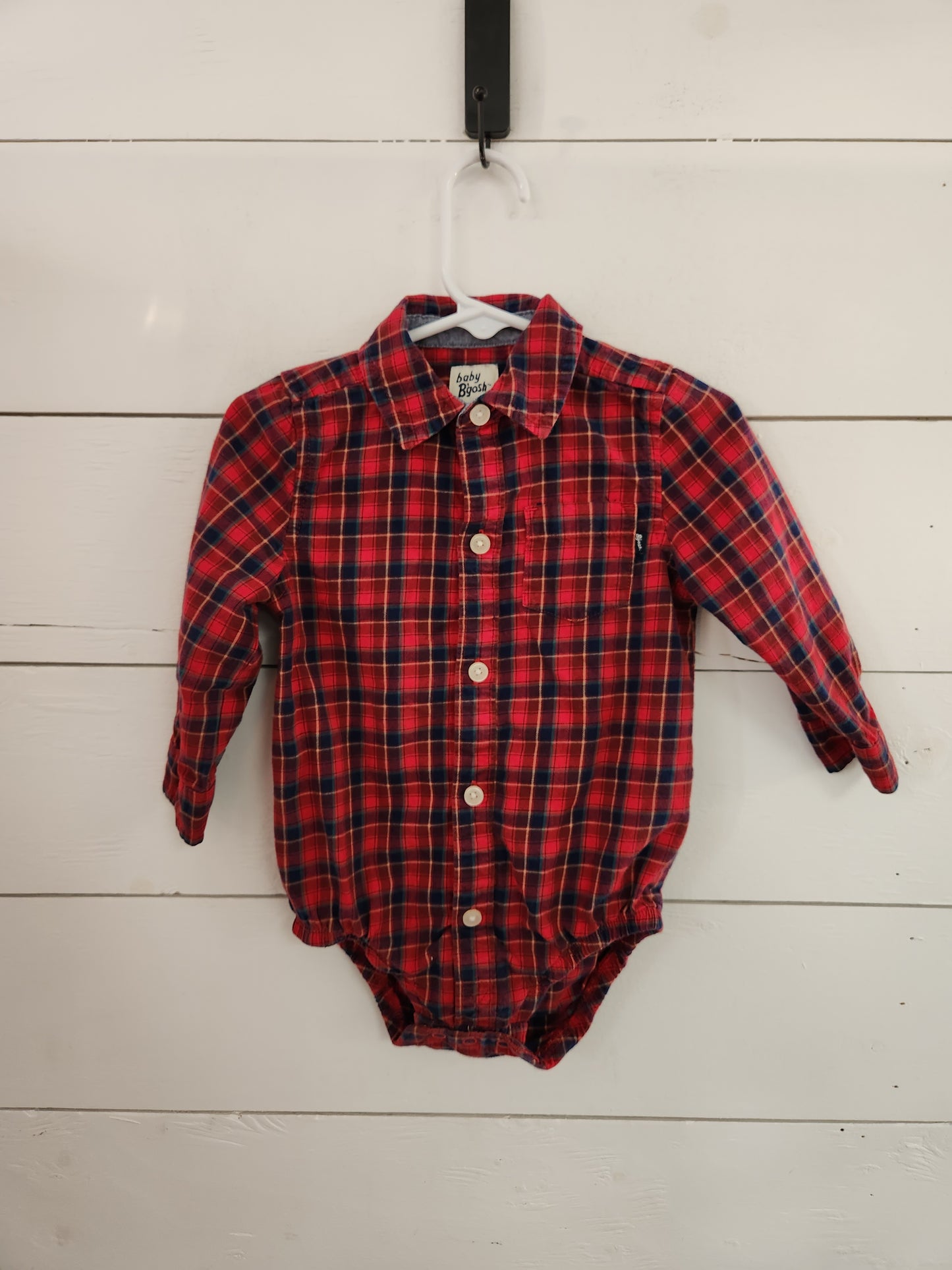 Size 18m | Baby B'gosh Plaid Bodysuit
