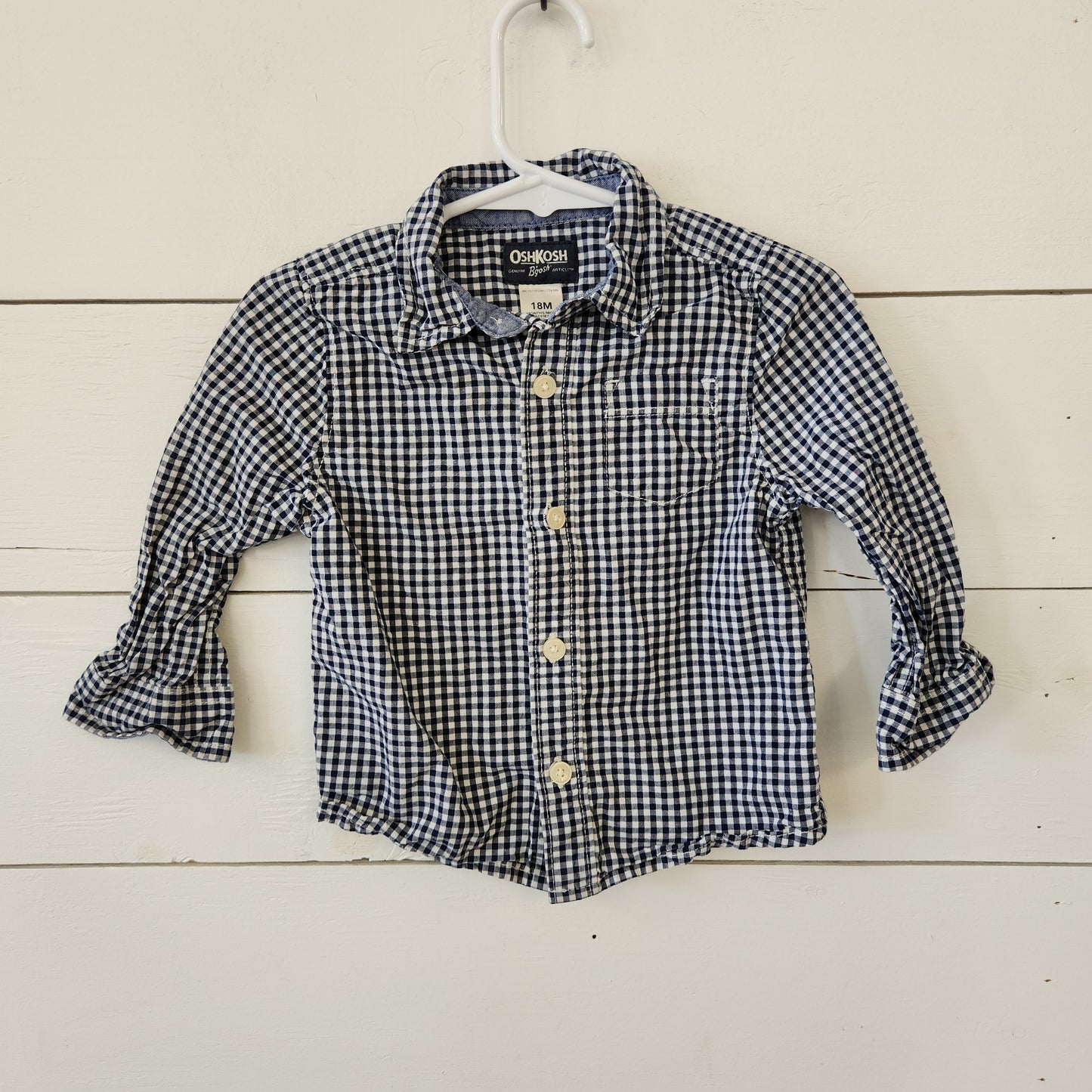 Size 18m | Oshkosh Button Down Shirt