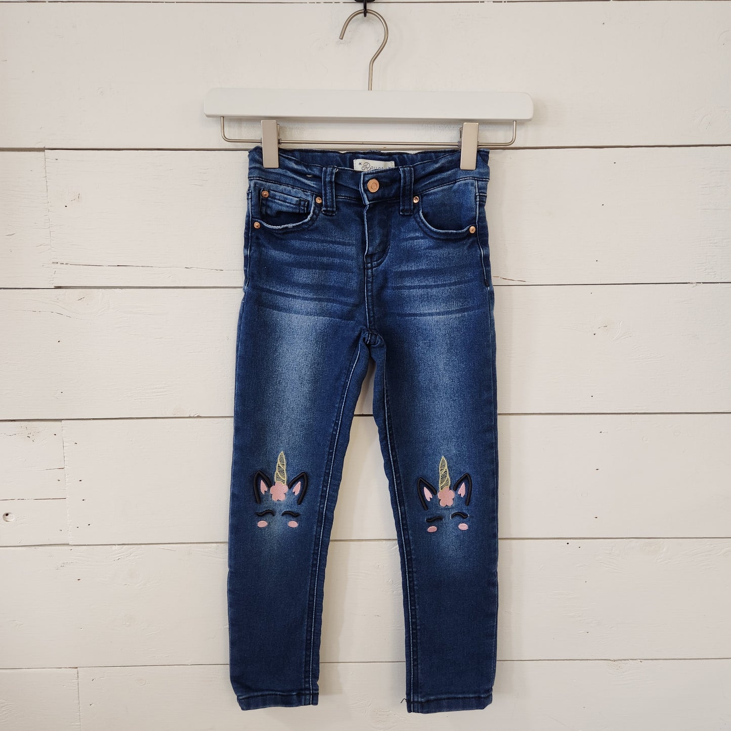 Size 5 | Revery Embroidered Skinny Jeans