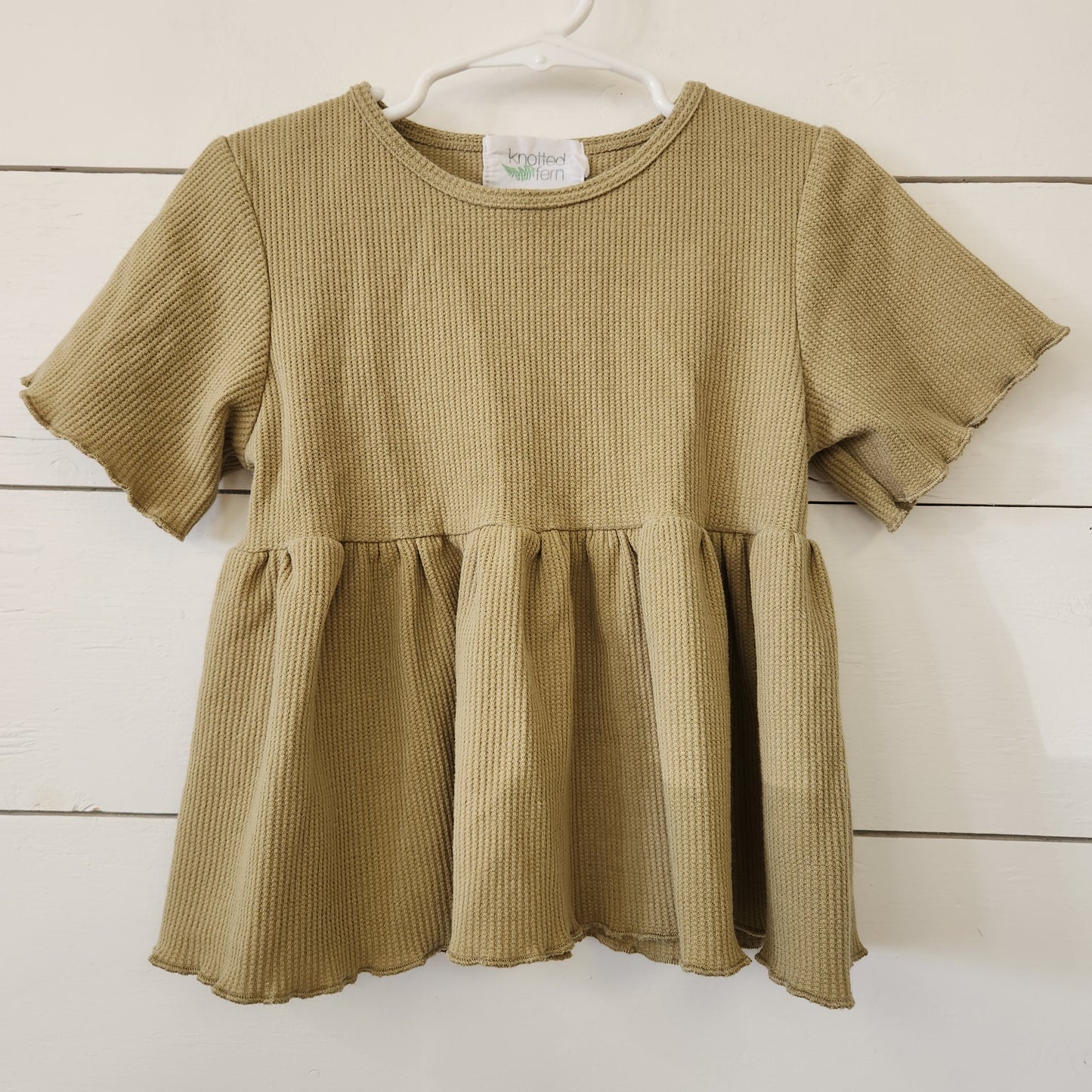 Size 5-6 | Knotted Fern Shirt