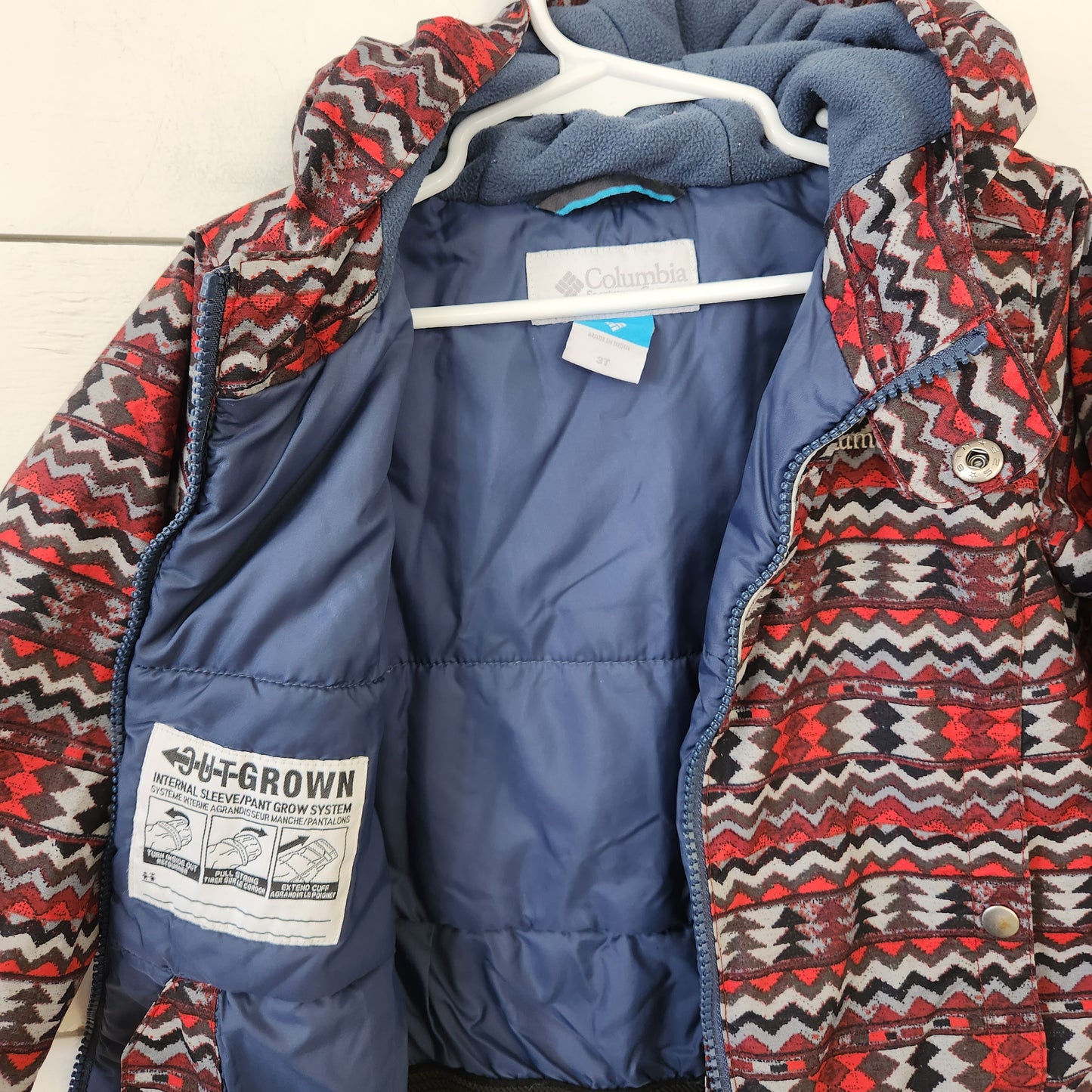 Size 3T | Columbia Outgrown Coat Red