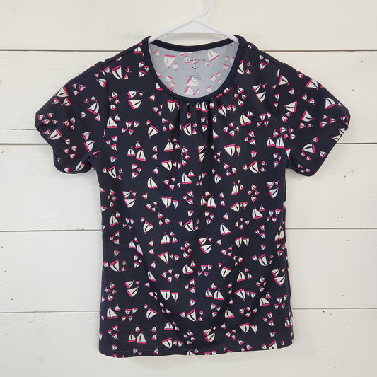 Size 10-12 | Land's End Short Sleeve Rash Guard