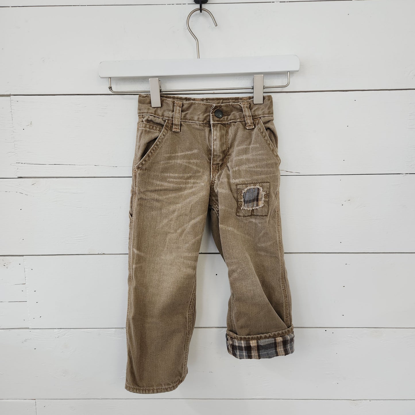 Size 2t | Gap Tan Flannel Lined Pants