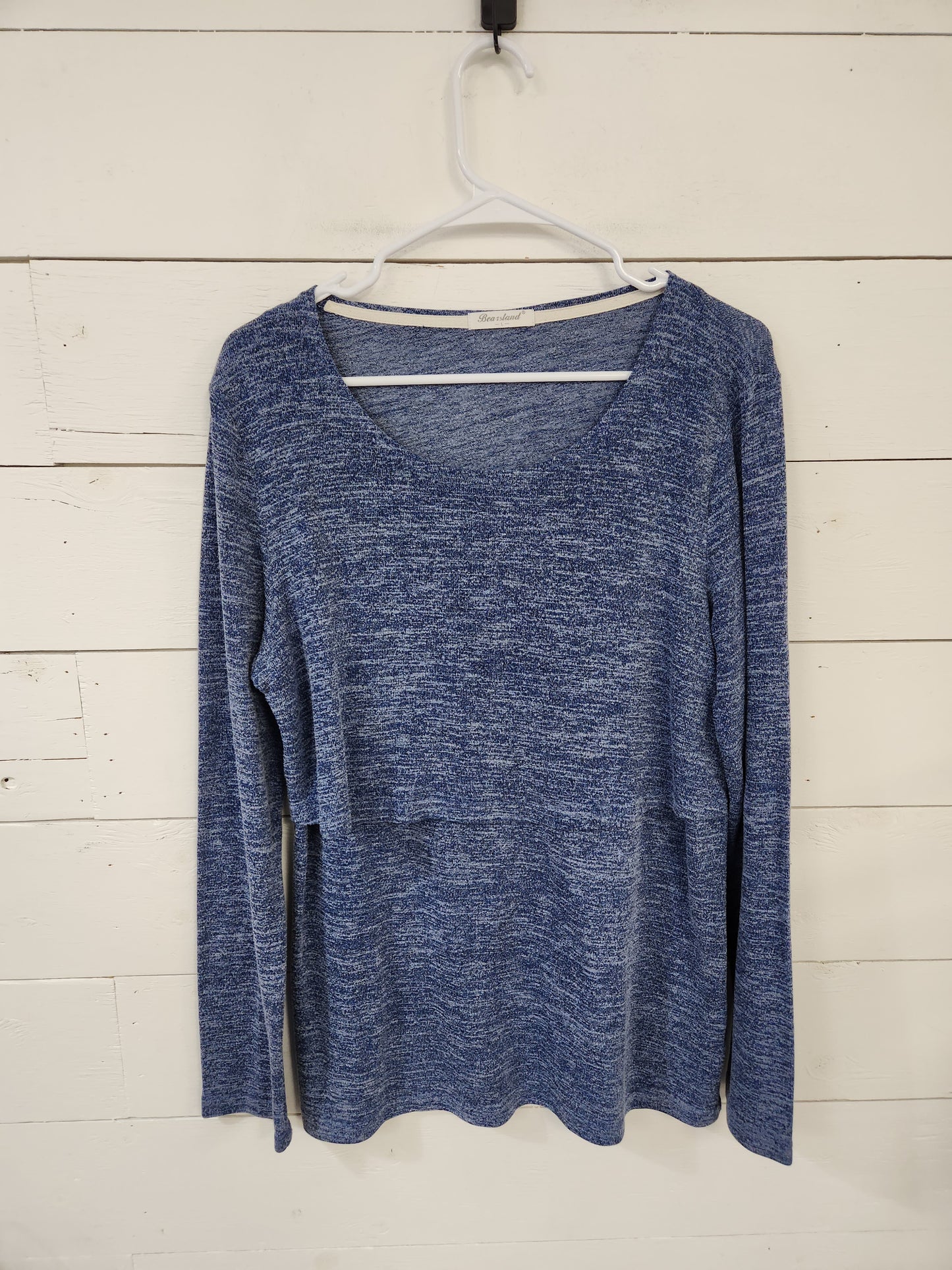 Size L | Bearsland Blue Nursing Shirt