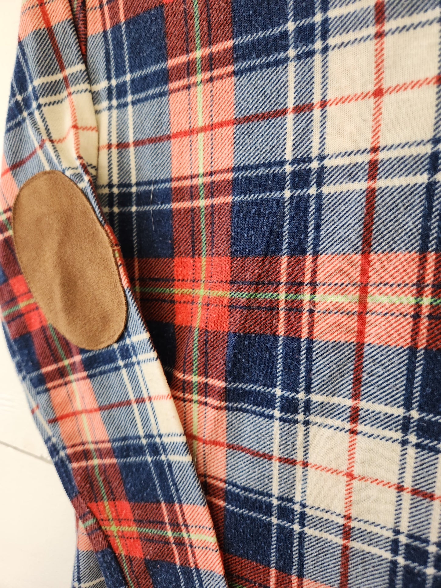 Size 4-5 | Grace & Emma Plaid Patch Elbow Dress *piling