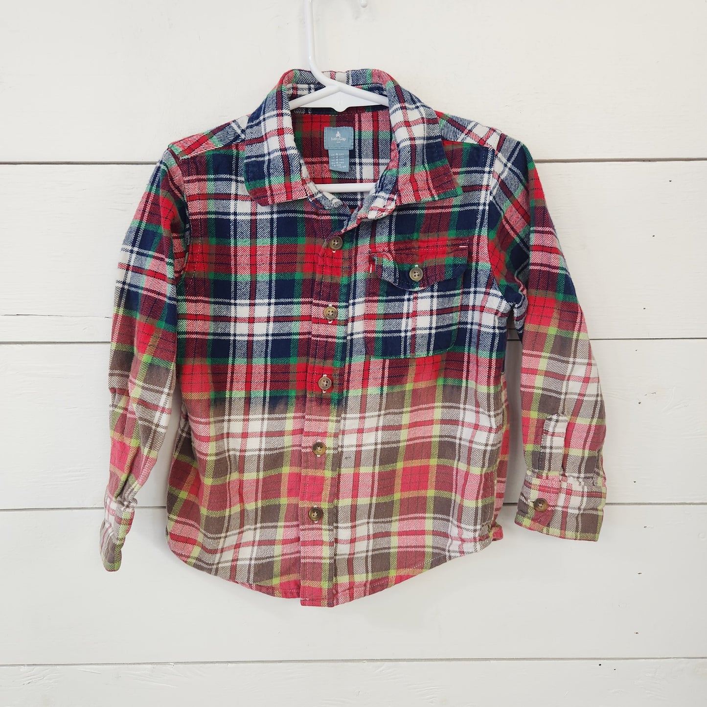 Size 4t | Gap Flannel Ombre Buttondown