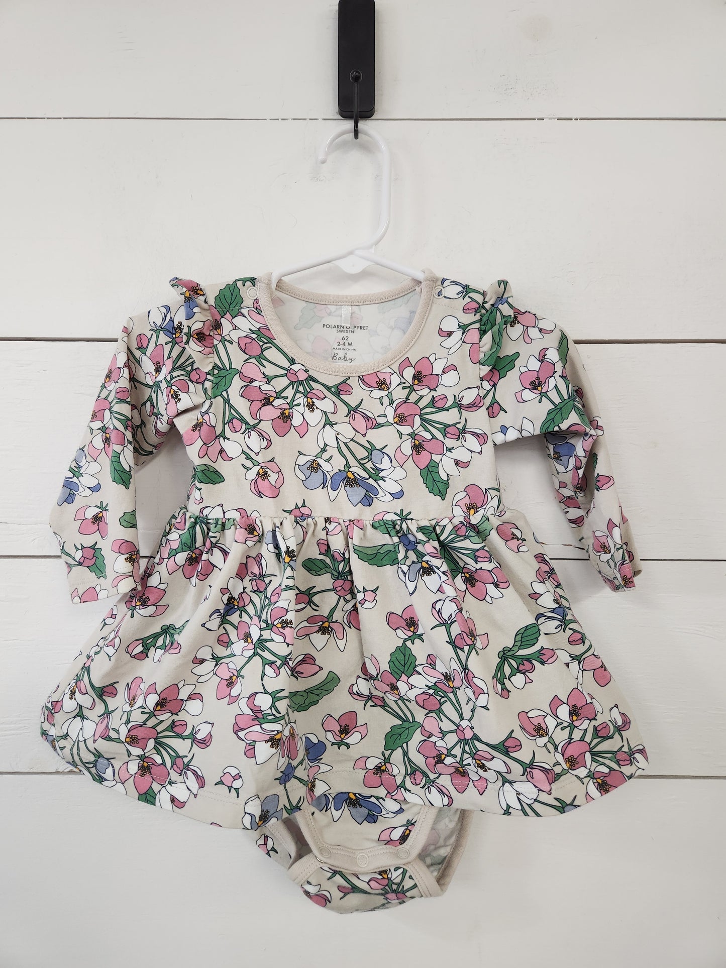 Size 2-4m | Polarn O. Pyret Skirted Bodysuit