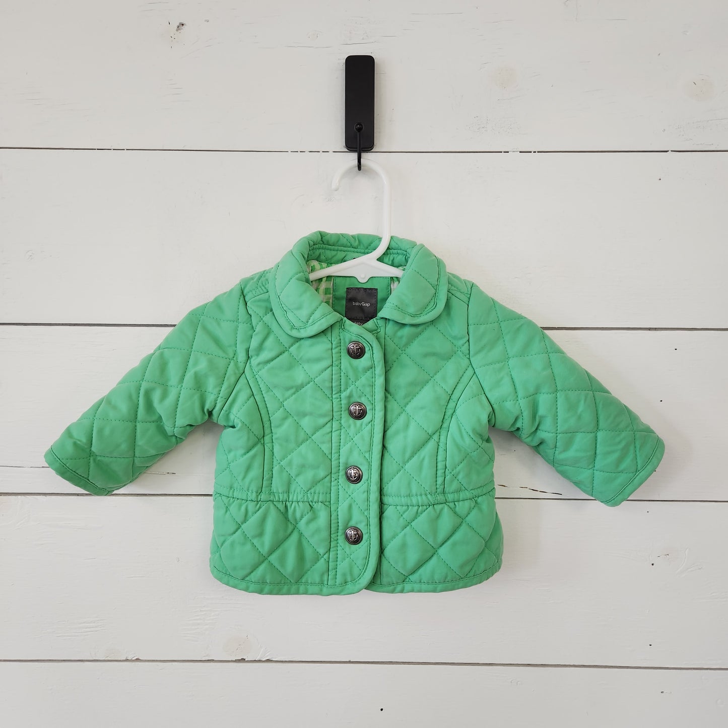 Size 0-6m | Baby Gap Green Quilted Jacket