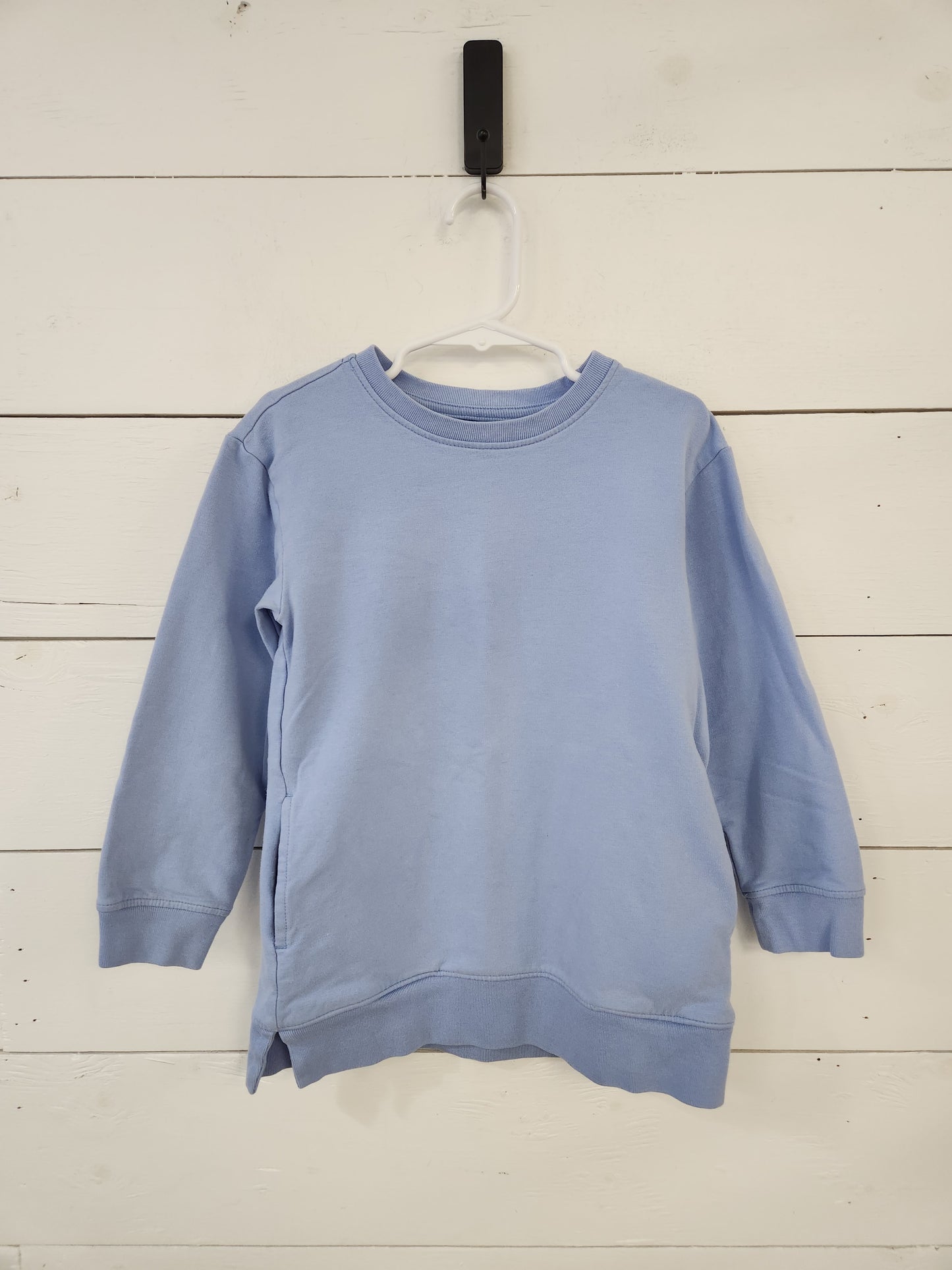 Size 4-5 | Primary Blue Crewneck Sweater w/ pockets