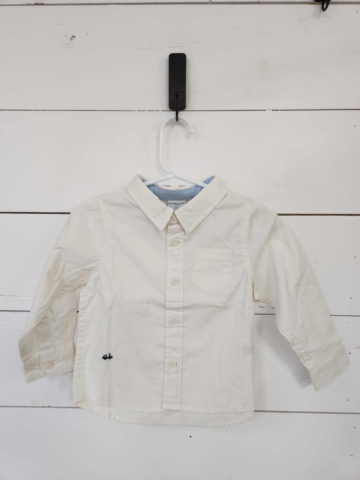 Size 9-12m | Polarn O. Pyret Linen Buttondown