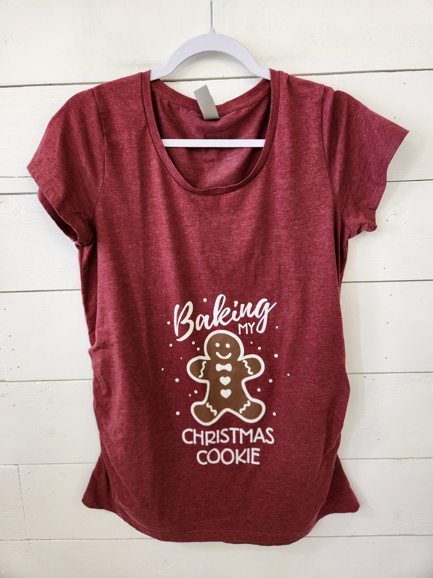 Size L | Maternity Christmas Cookies Shirt