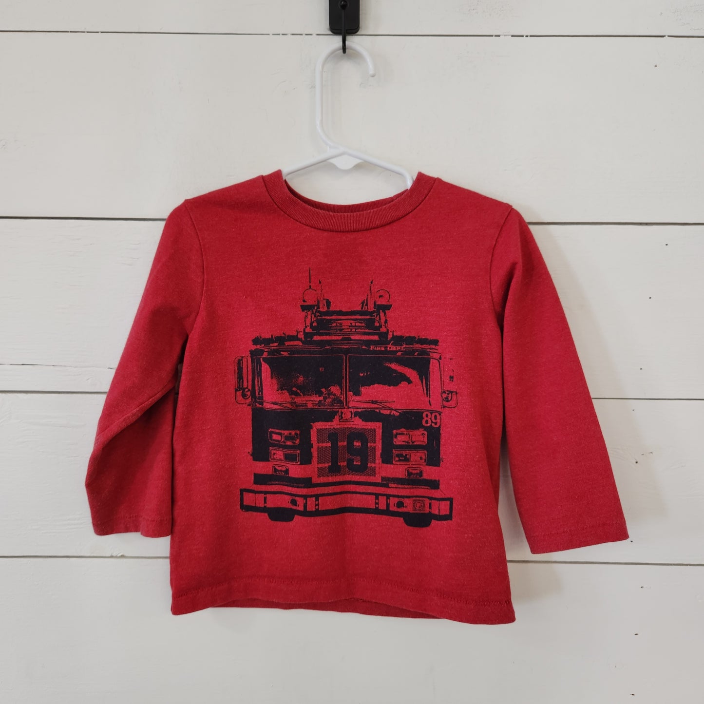 Size 2t | Gap Longsleeve Firetruck Shirt