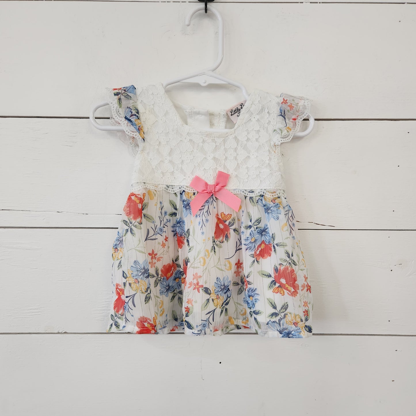 Size 12m | Little Lass Floral Dress