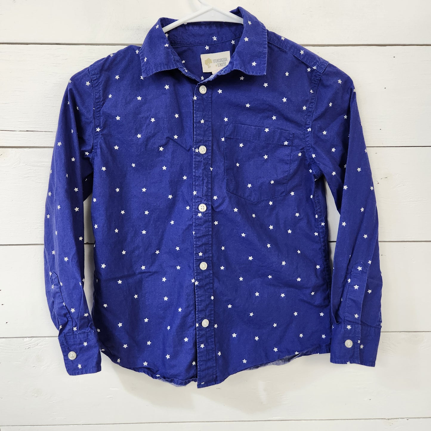 Size 7 | Tucker & Tate Blue Star Buttondown