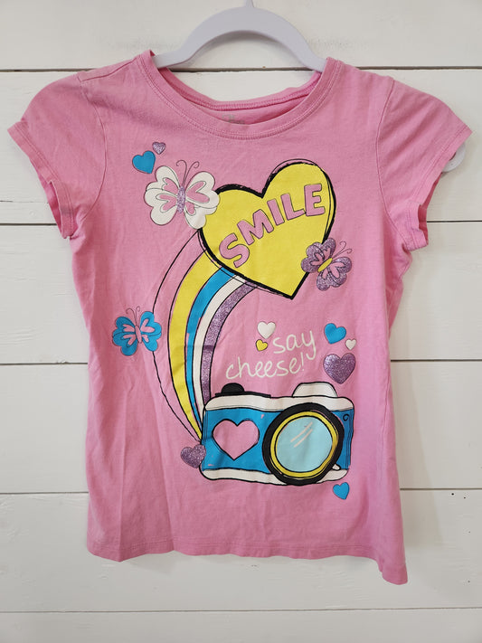 Size 10-12 | Place Pink Smile Graphic Tee