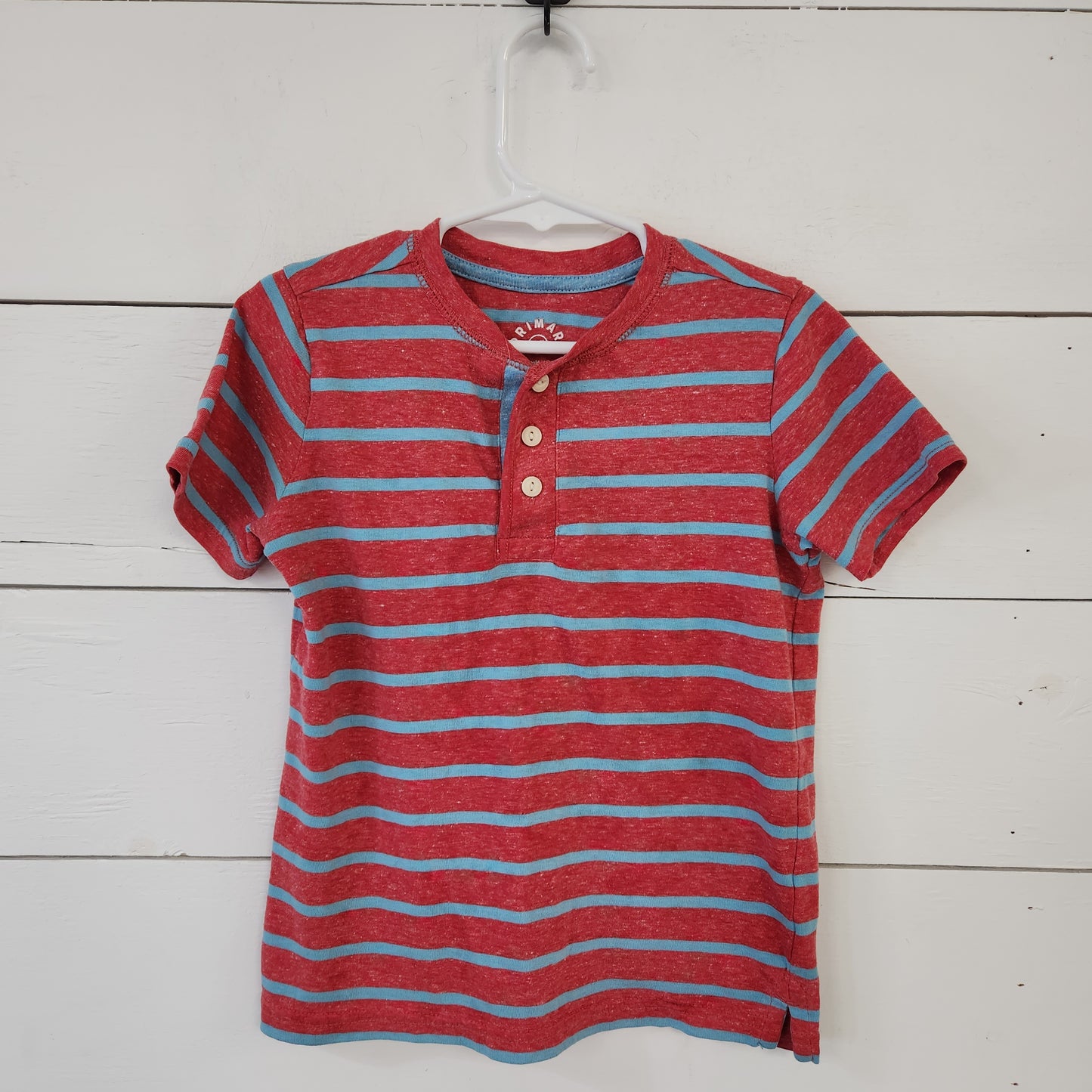 Size 4-5 | Primary Striped Shirt