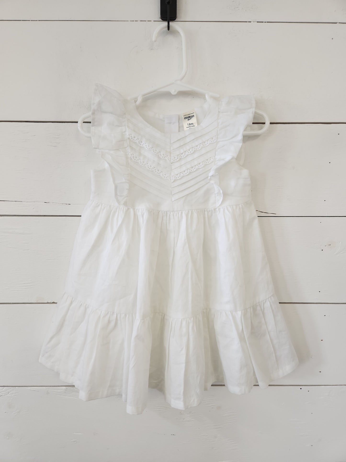 Size 18m | Osh Kosh White Dress