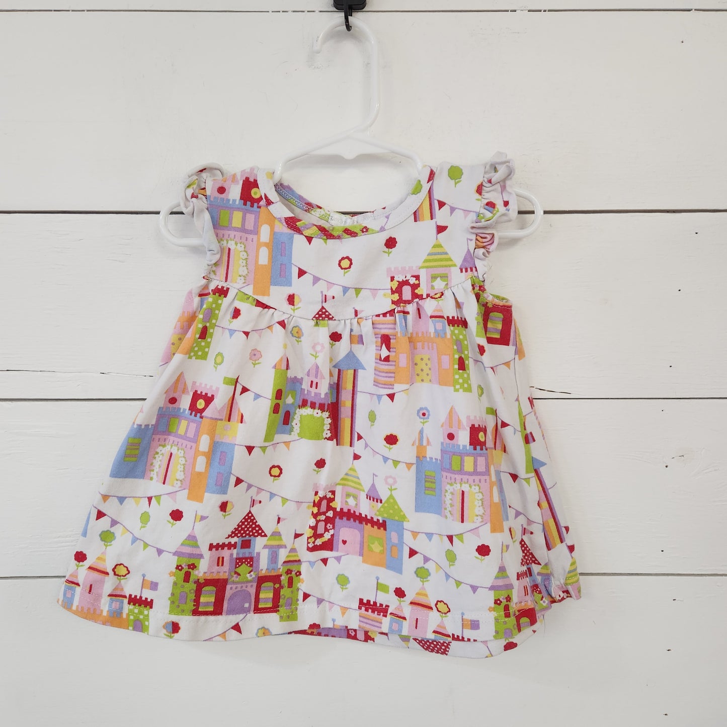 Size 2t | Buttons & Bows Castle Dress