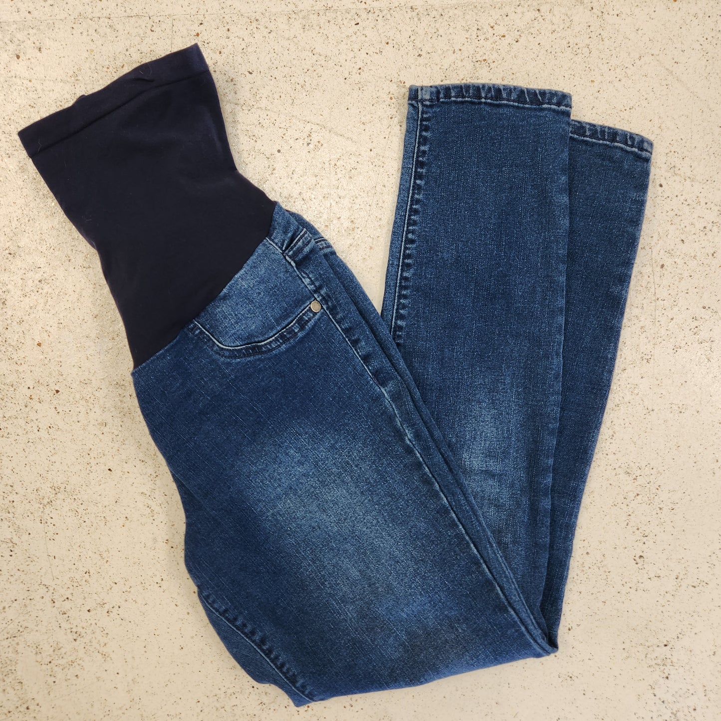 Size L | Indigo Blue Maternity Jeggings