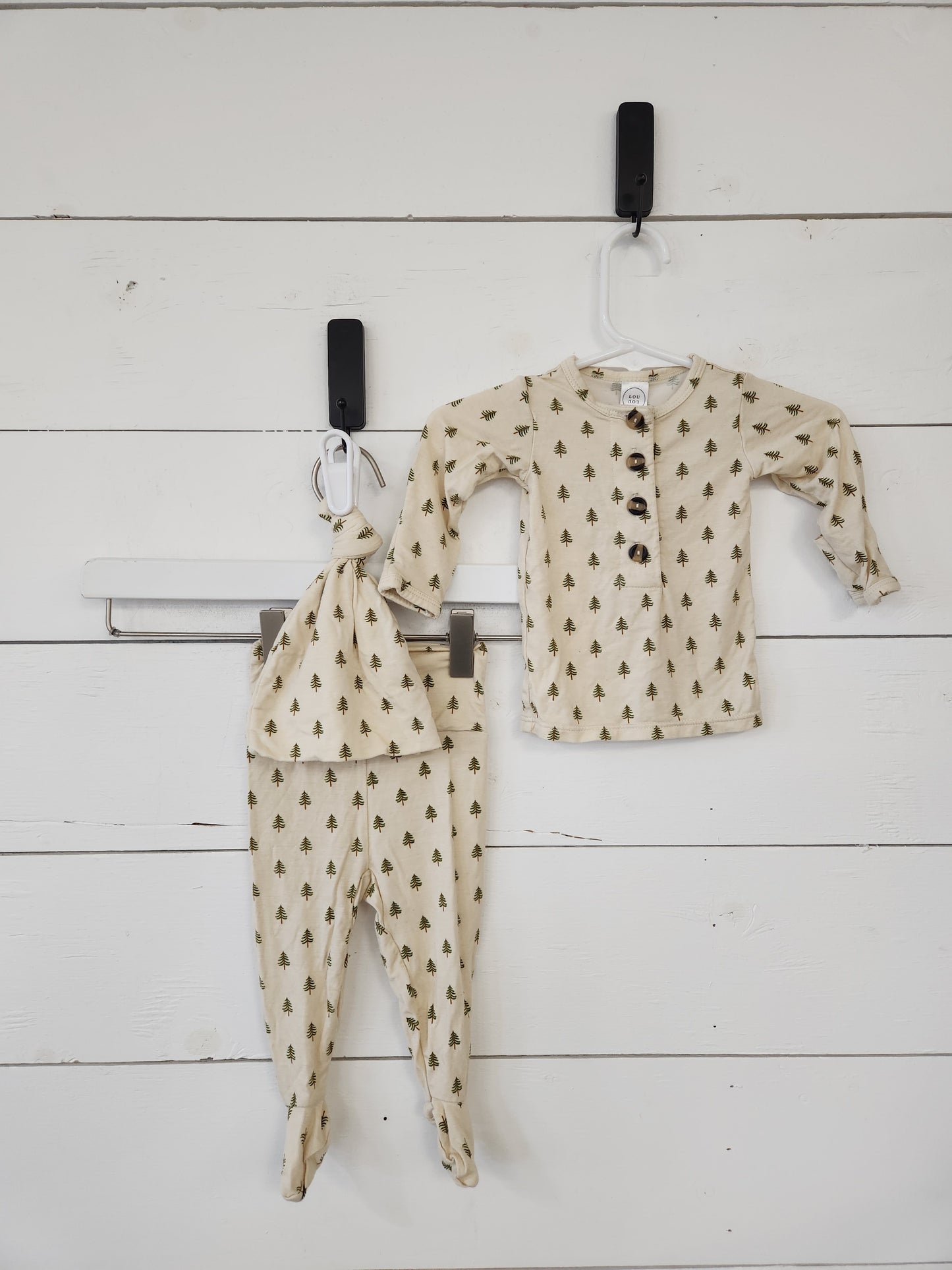 Size NB | Lou Lou 3-Piece Set (Trees)