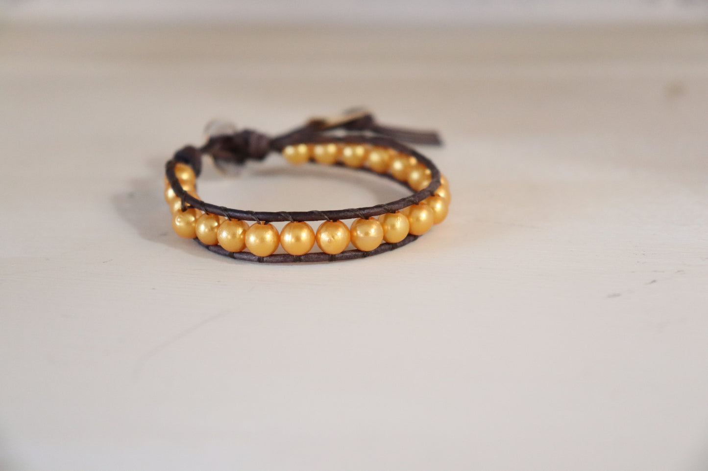 Leather Wrap Bracelet by Lala Bead | Mini